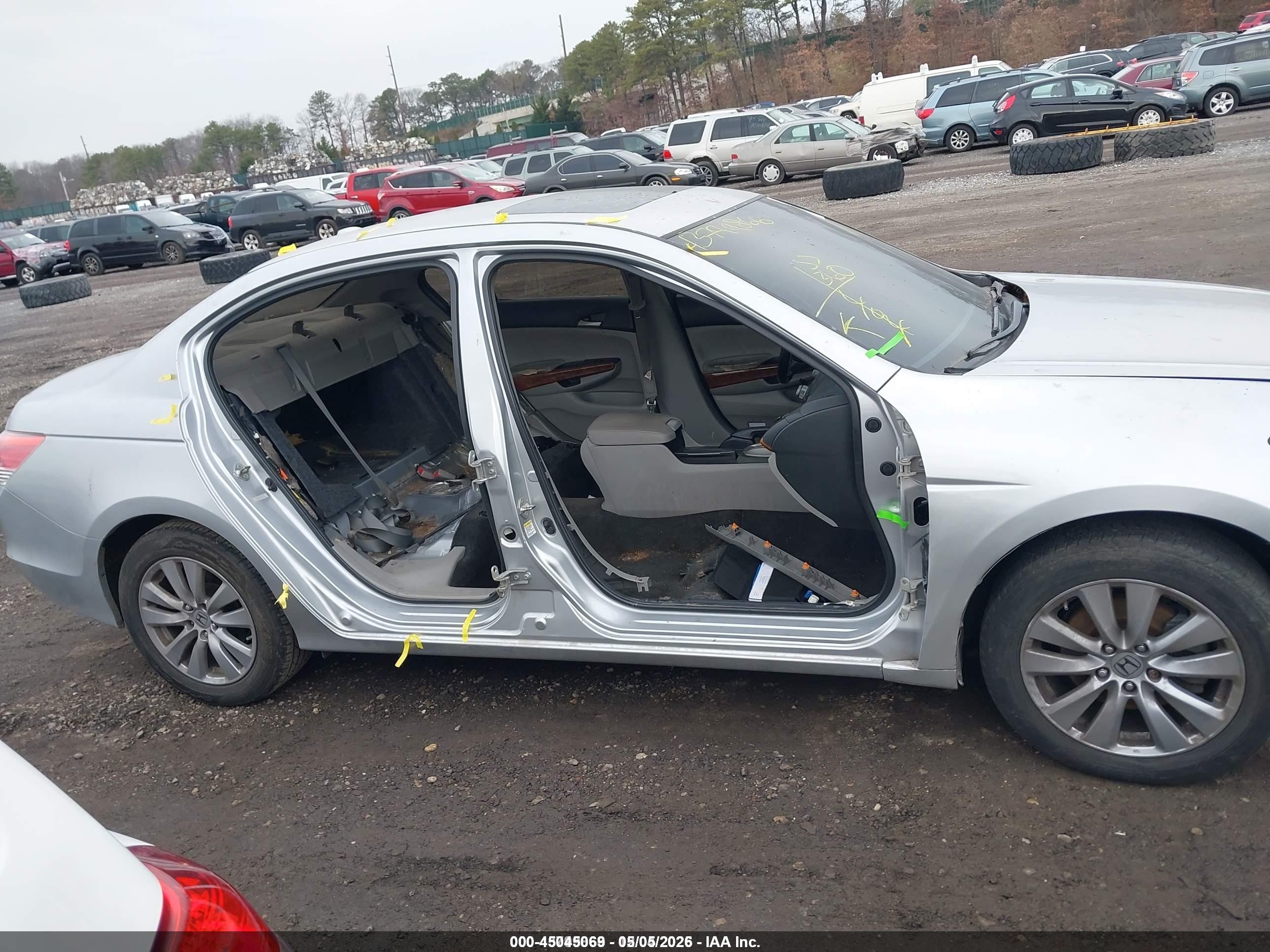 2012 Honda Accord 3.5 Ex-l Серебряный vin: 1HGCP3F85CA033650