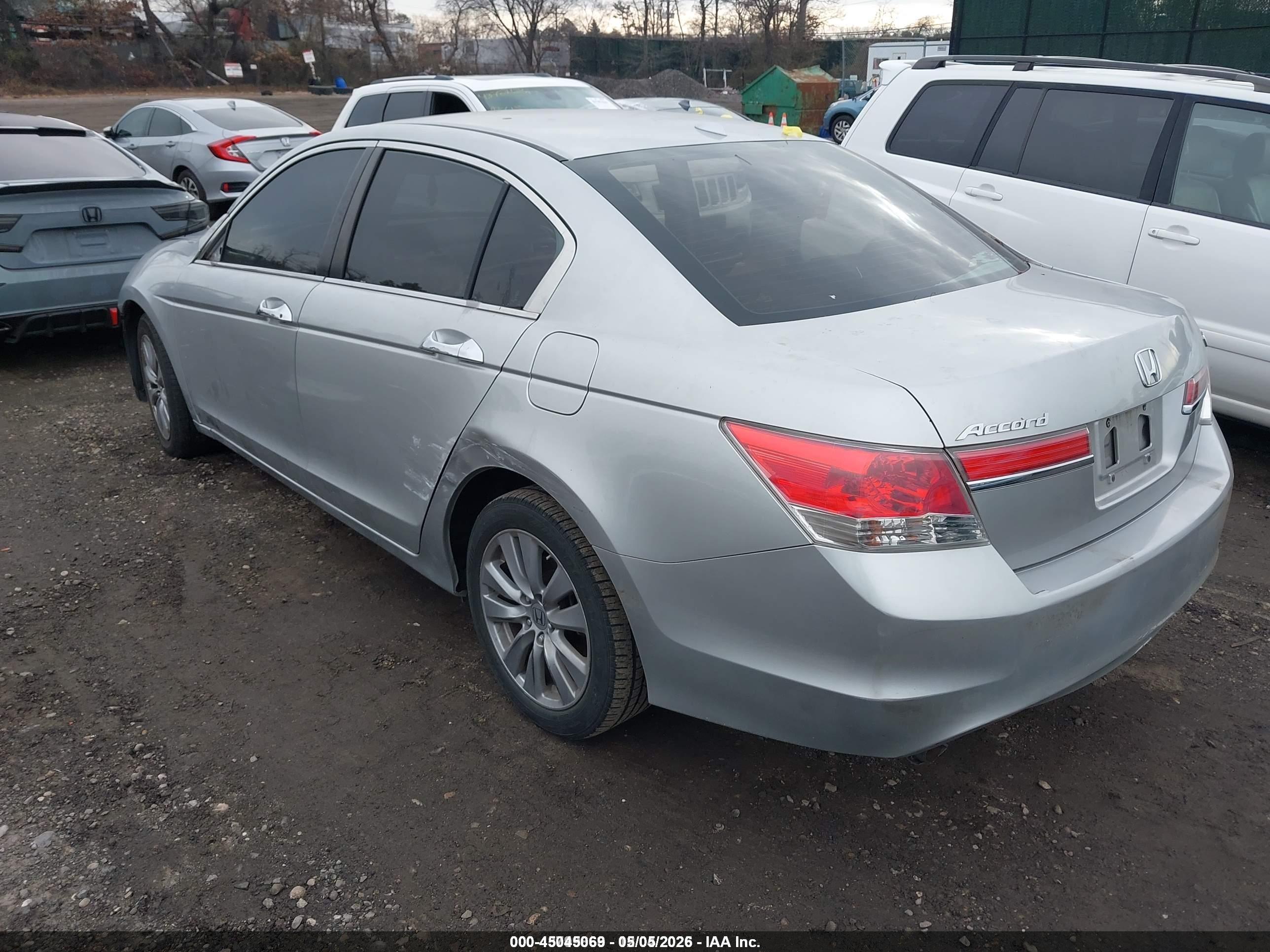 2012 Honda Accord 3.5 Ex-l Серебряный vin: 1HGCP3F85CA033650