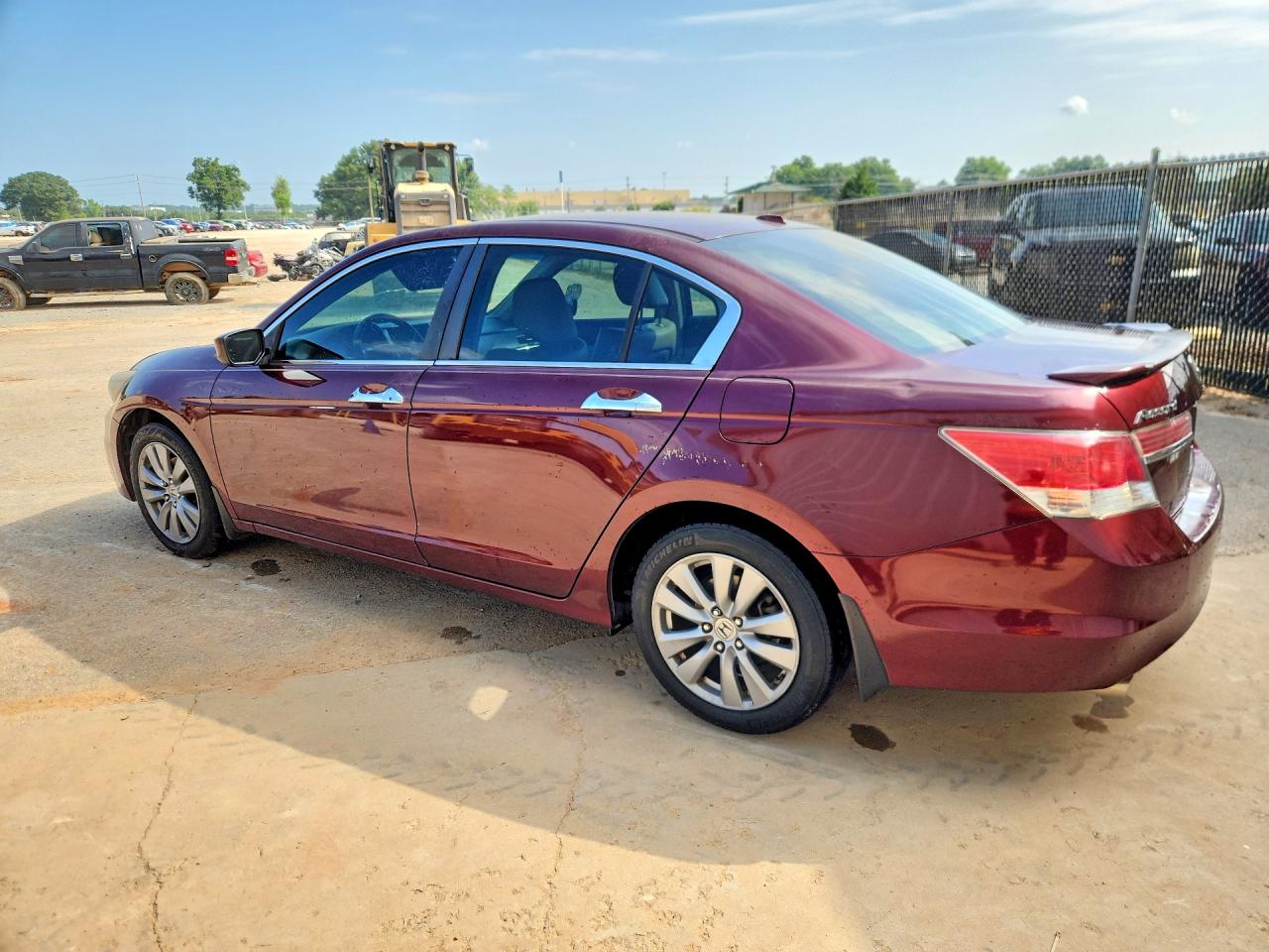 2012 Honda Accord Exl Maroon vin: 1HGCP3F85CA035401
