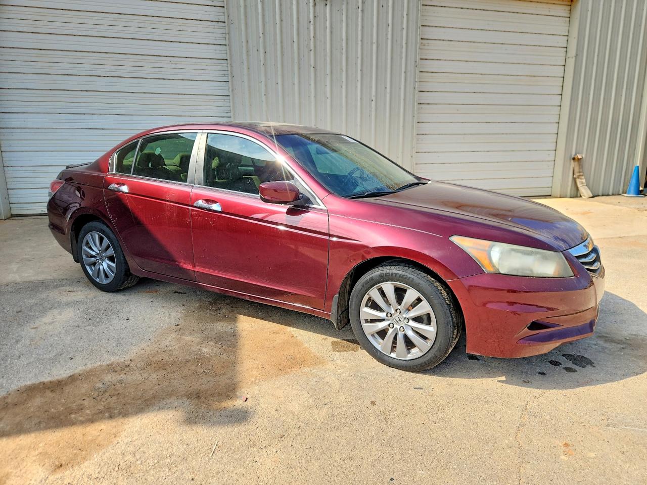 2012 Honda Accord Exl Maroon vin: 1HGCP3F85CA035401