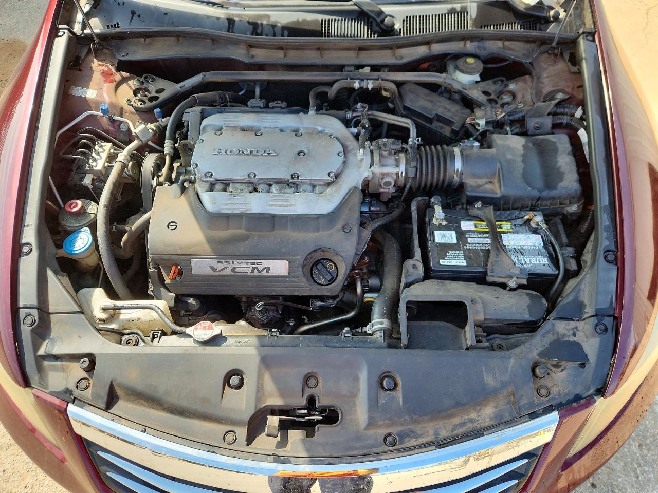 2012 Honda Accord Exl Maroon vin: 1HGCP3F85CA035401