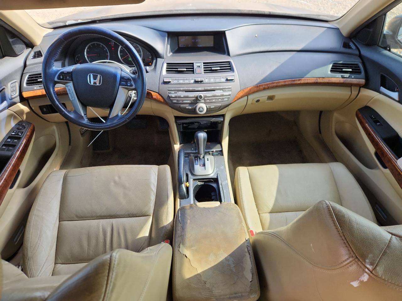 2012 Honda Accord Exl Maroon vin: 1HGCP3F85CA035401 Damage: Console Cover, Torn, > 12 Inches