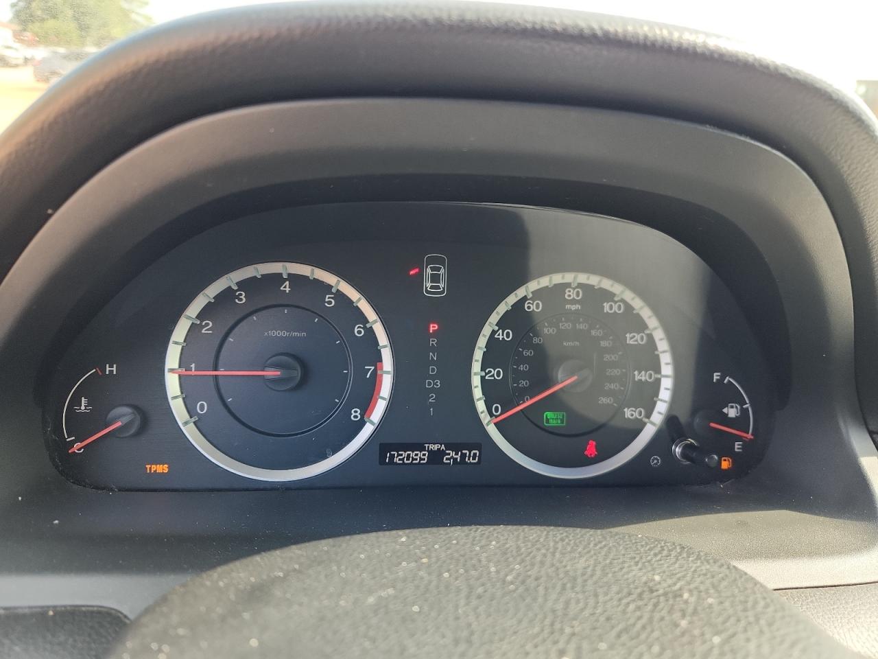 2012 Honda Accord Exl Maroon vin: 1HGCP3F85CA035401 Damage: Warning - Tire Pressure, On, Unacceptable