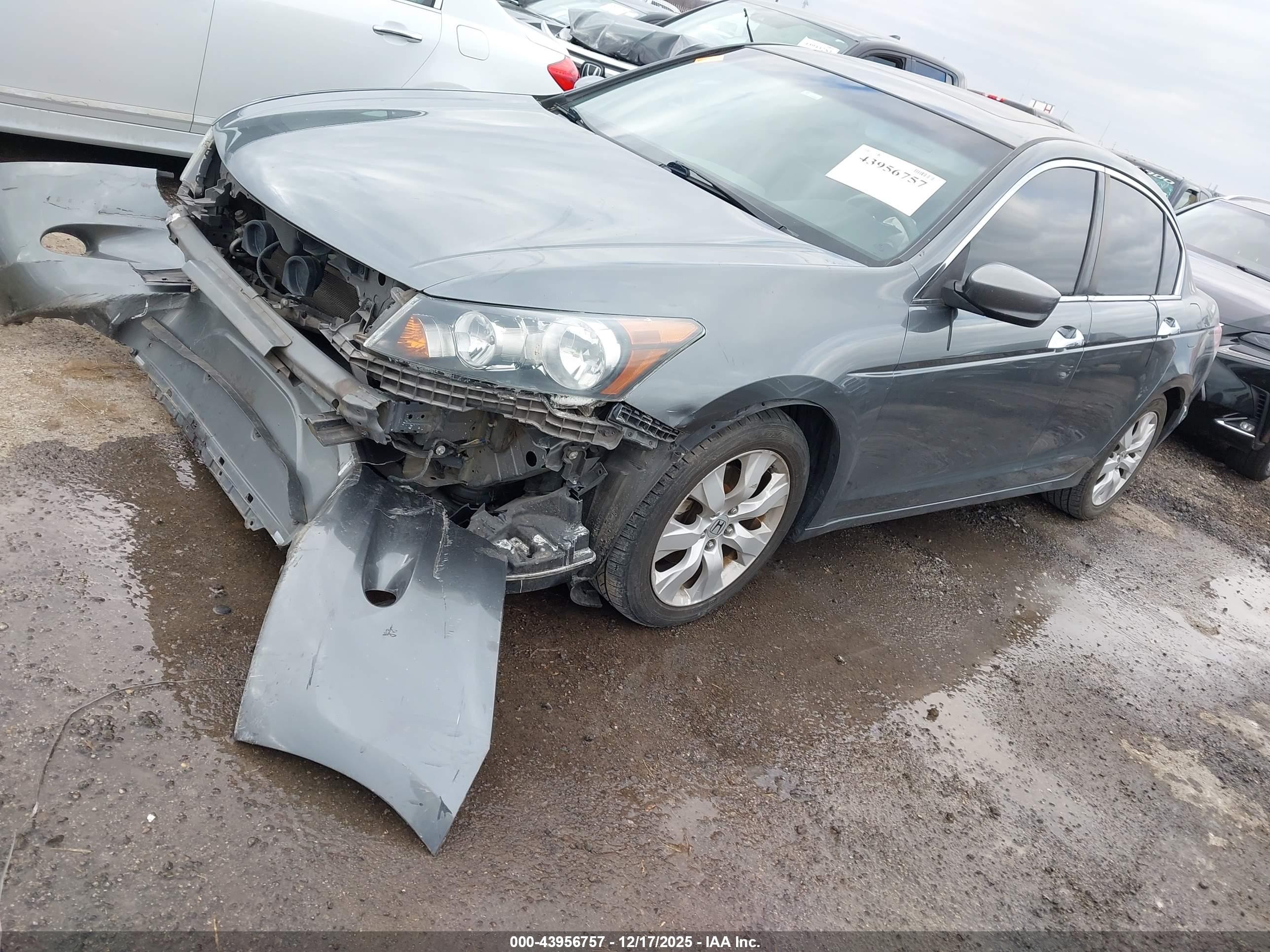 2010 Honda Accord 3.5 Ex-l Gray vin: 1HGCP3F86AA004123