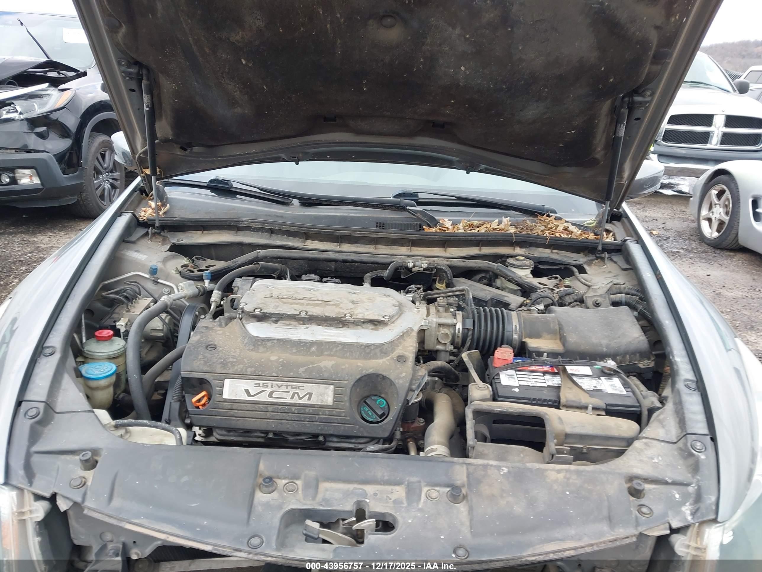2010 Honda Accord 3.5 Ex-l Gray vin: 1HGCP3F86AA004123