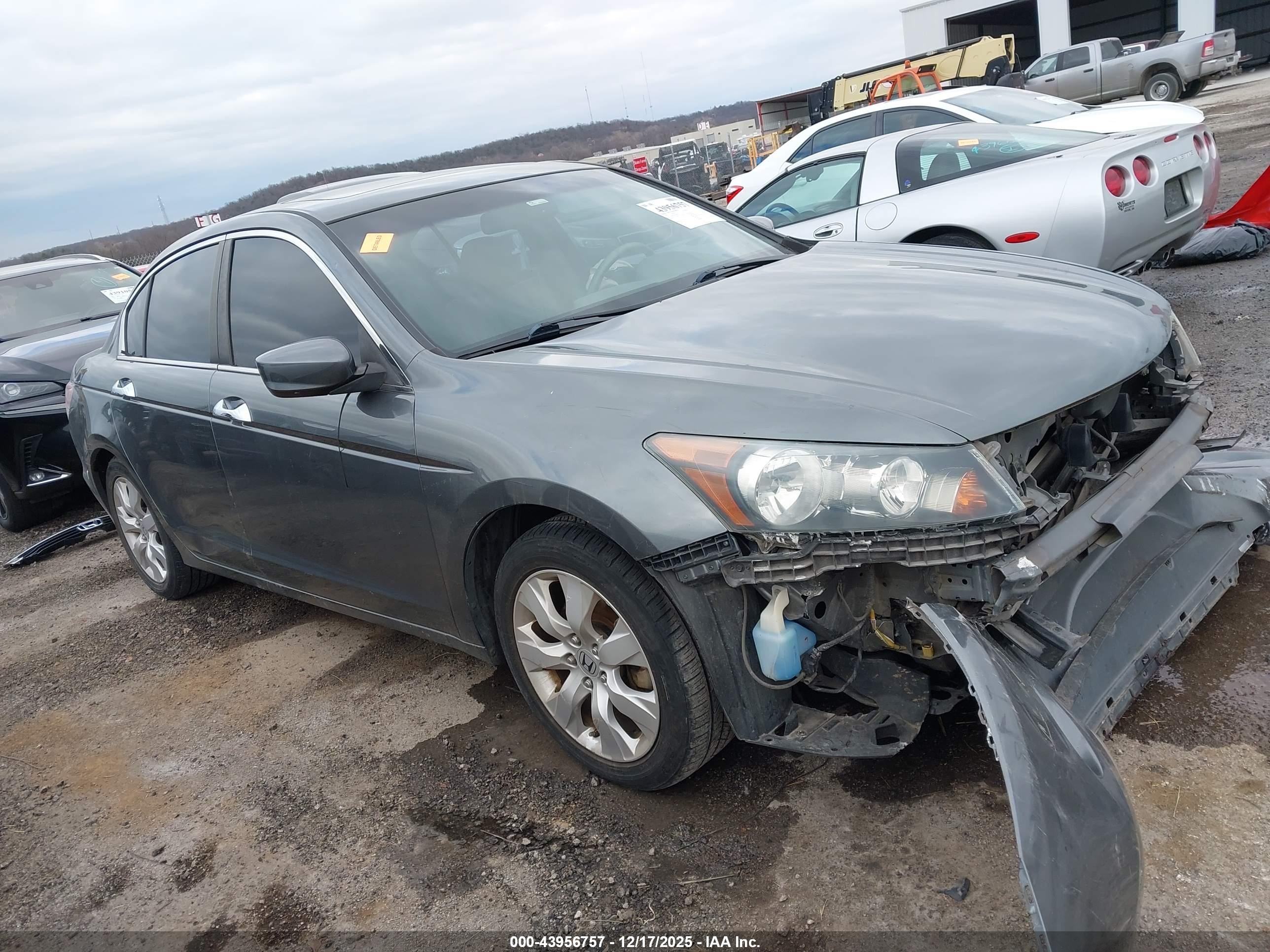 2010 Honda Accord 3.5 Ex-l Gray vin: 1HGCP3F86AA004123