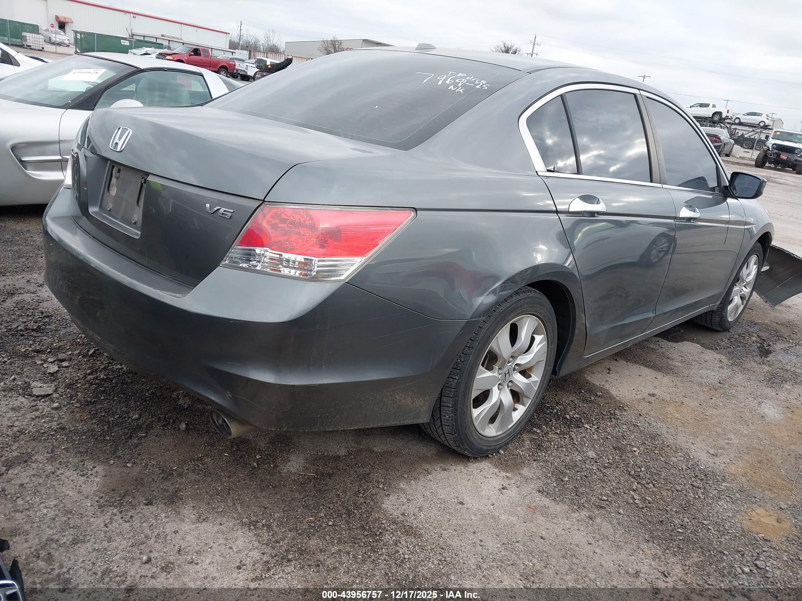 2010 Honda Accord 3.5 Ex-l Gray vin: 1HGCP3F86AA004123