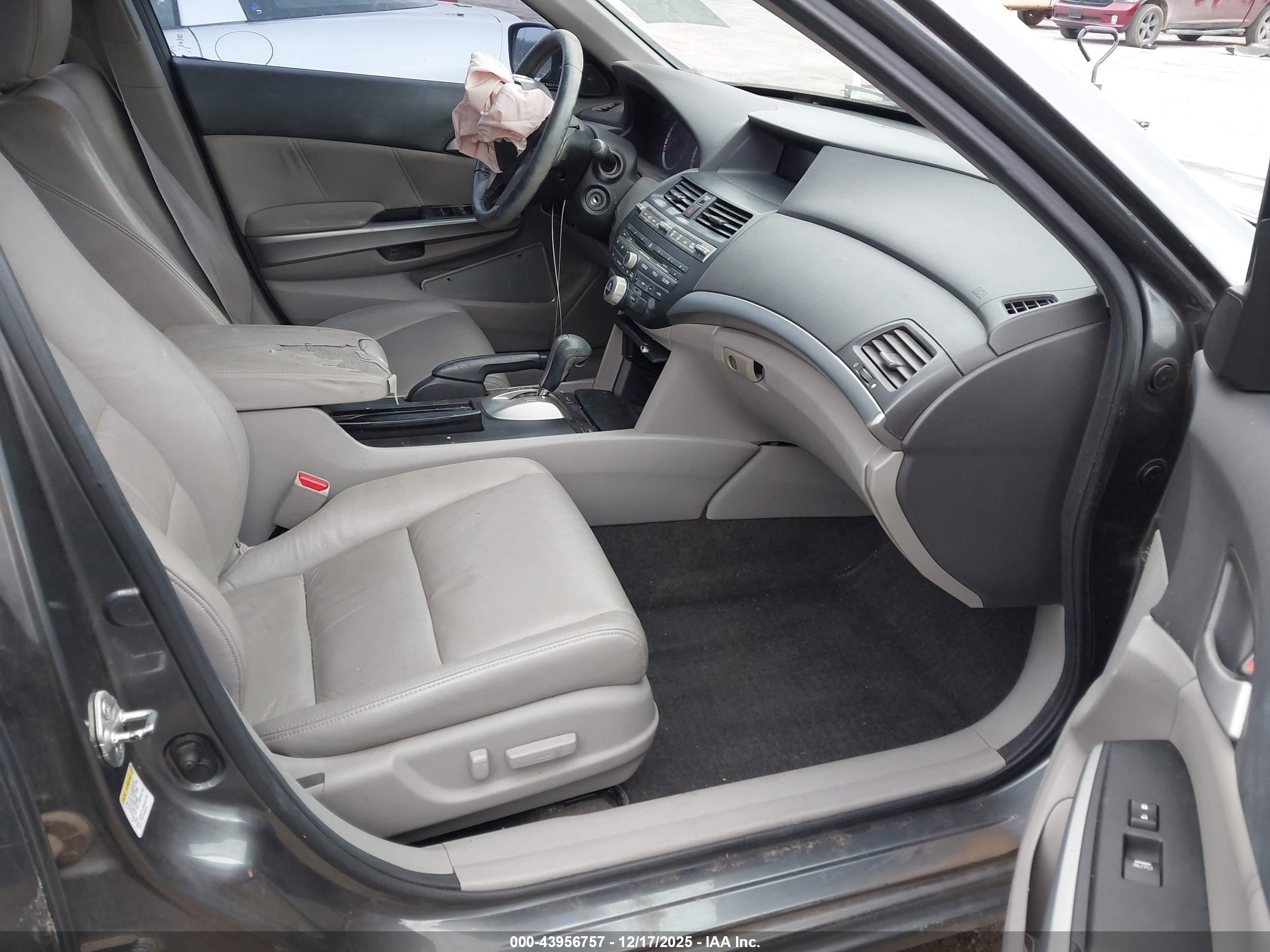 2010 Honda Accord 3.5 Ex-l Gray vin: 1HGCP3F86AA004123
