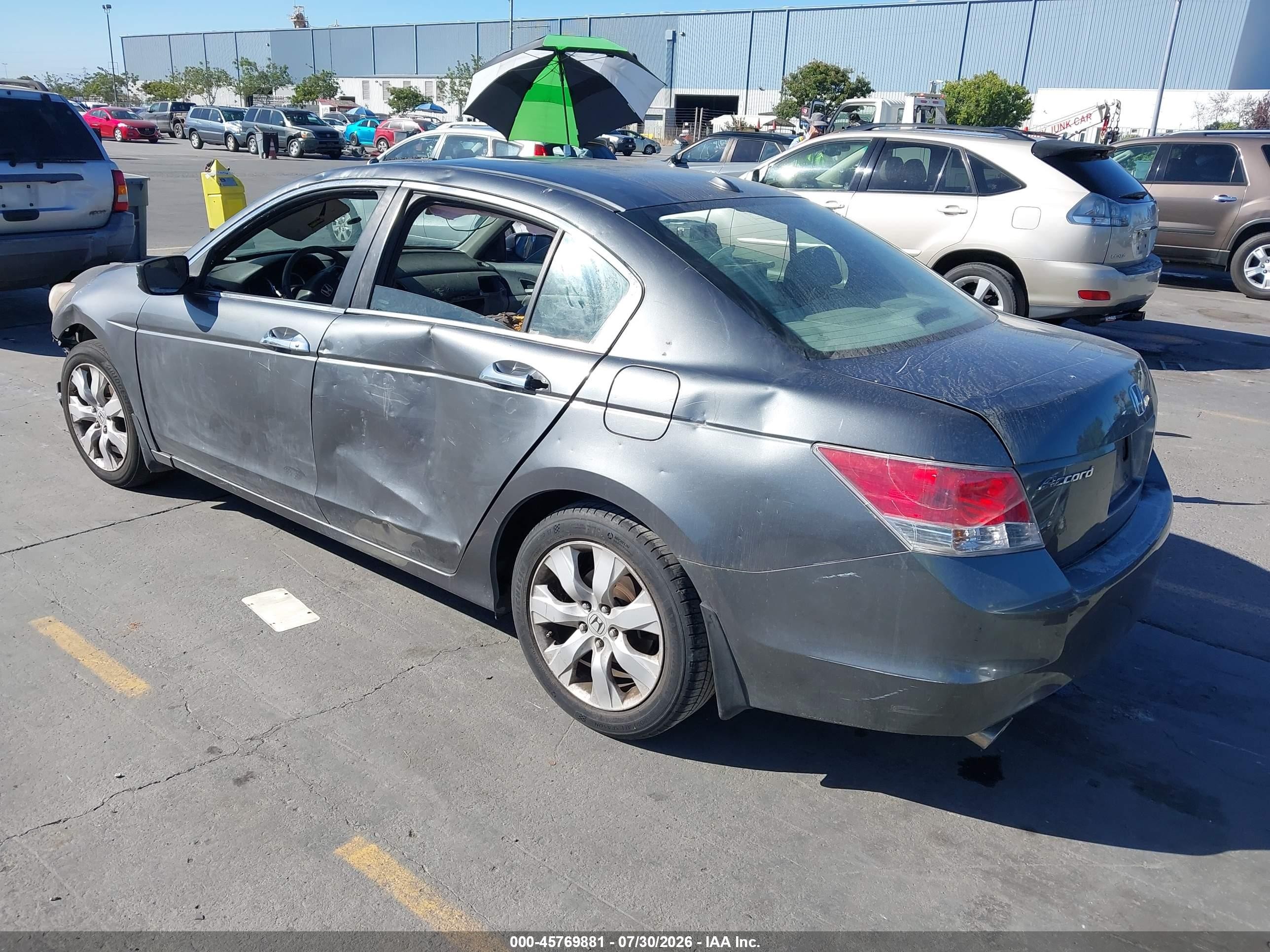 2010 Honda Accord 3.5 Ex-l Gray vin: 1HGCP3F86AA009967