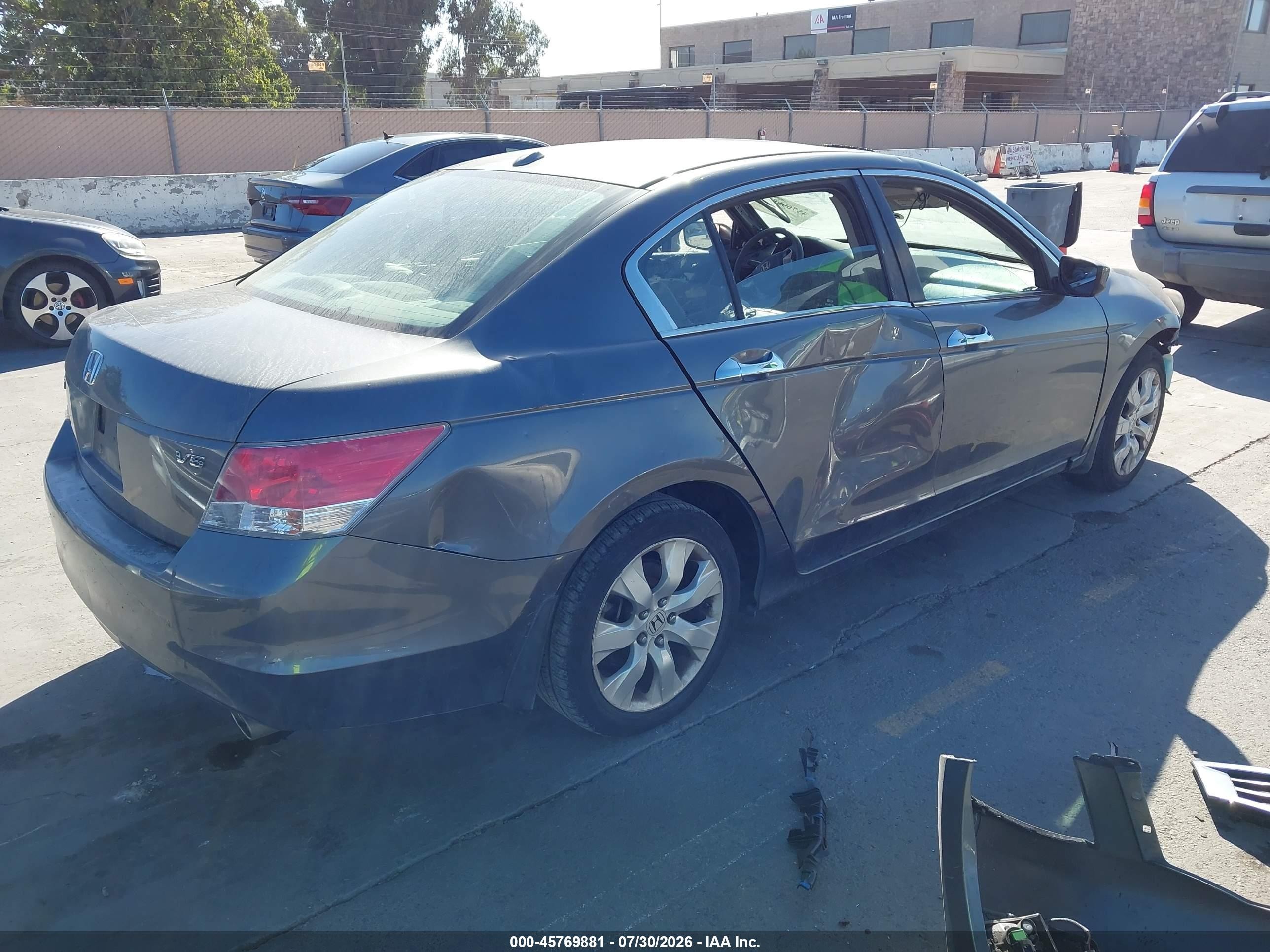 2010 Honda Accord 3.5 Ex-l Gray vin: 1HGCP3F86AA009967