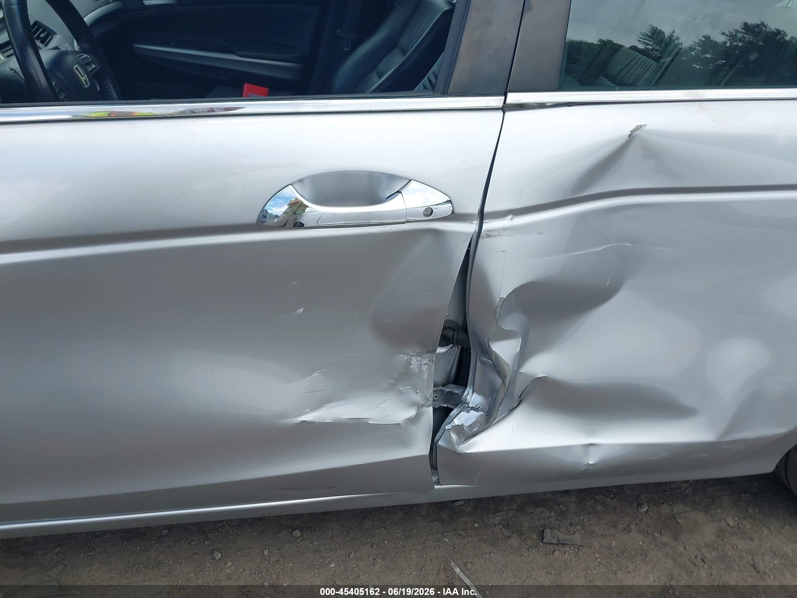 2010 Honda Accord 3.5 Ex-l Silver vin: 1HGCP3F86AA010827