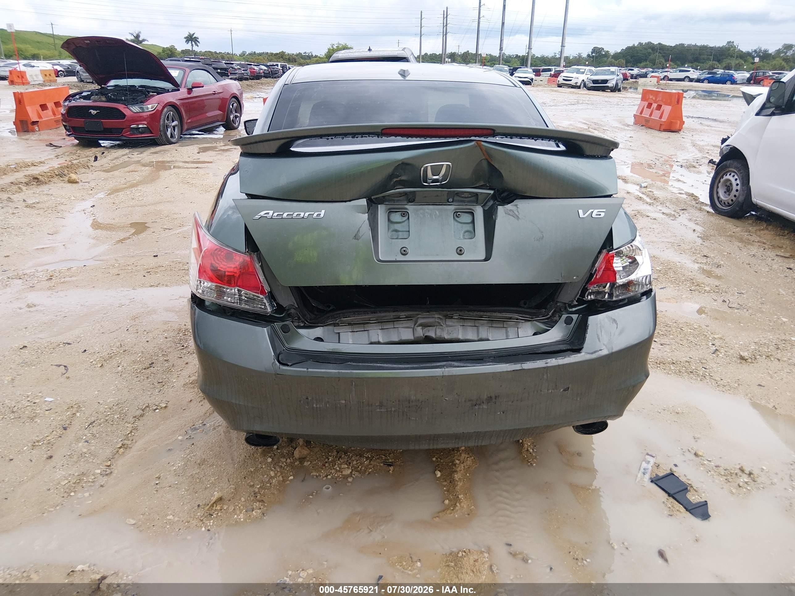 2010 Honda Accord 3.5 Ex-l Gray vin: 1HGCP3F86AA014392