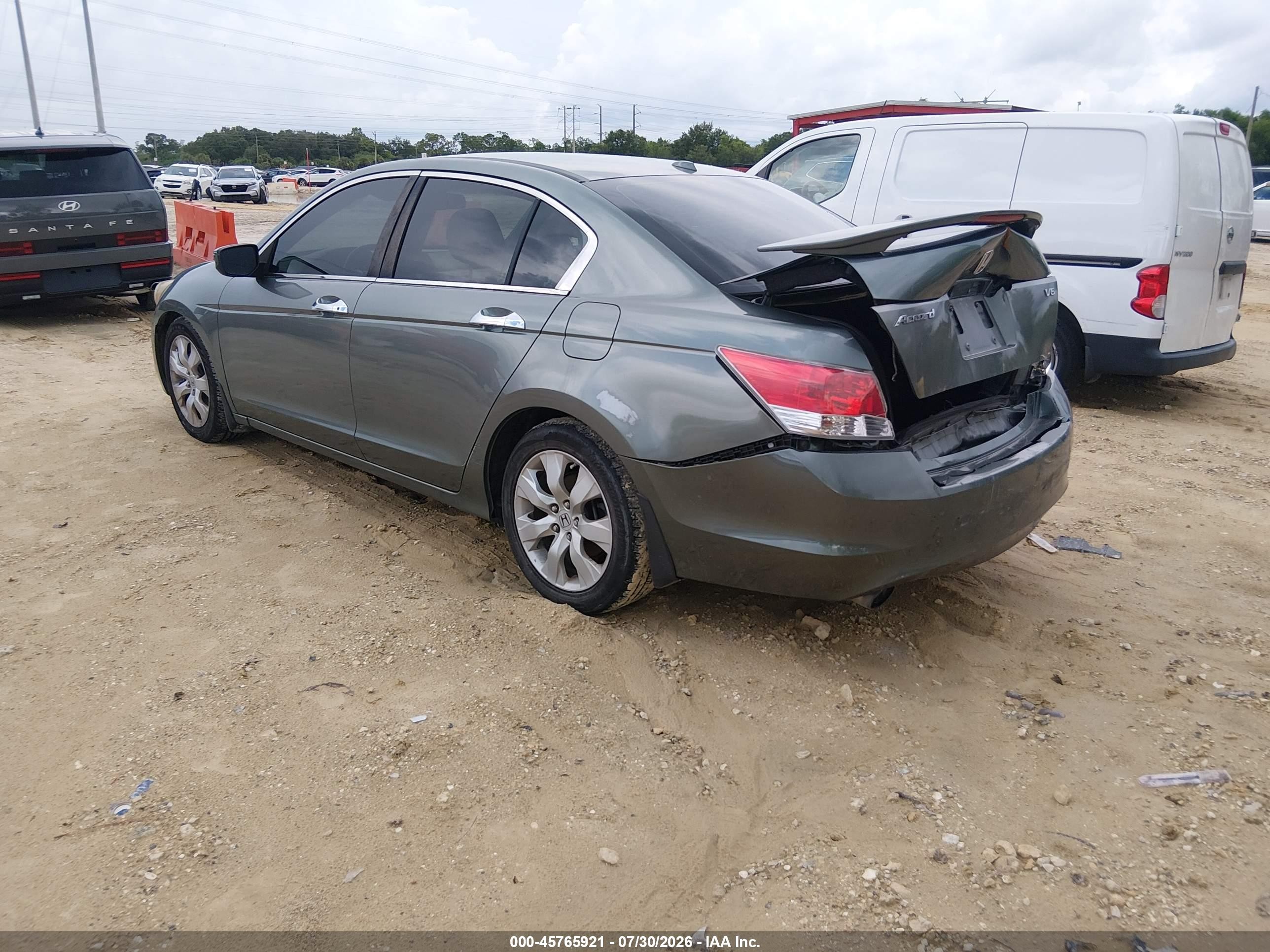 2010 Honda Accord 3.5 Ex-l Gray vin: 1HGCP3F86AA014392