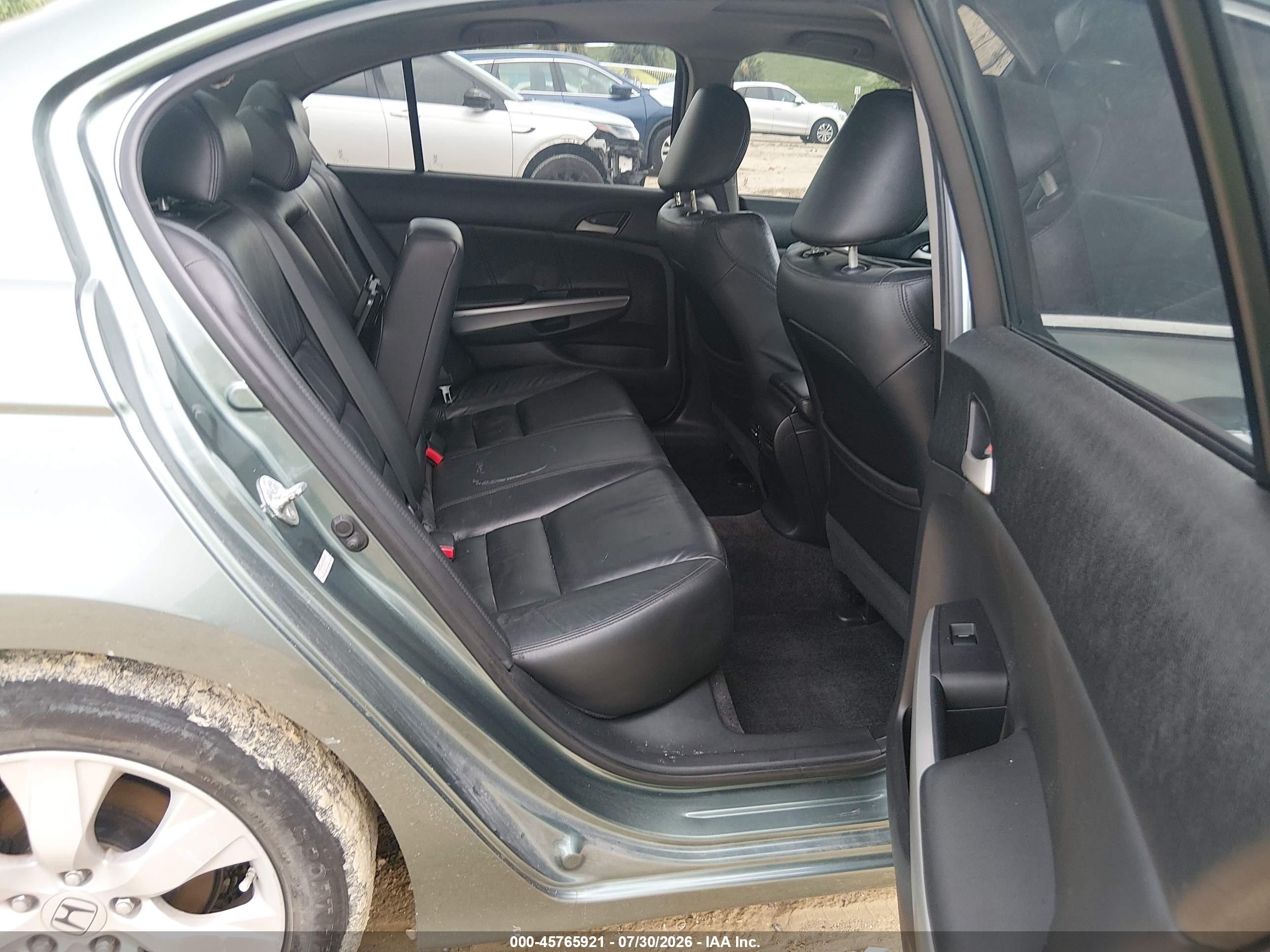 2010 Honda Accord 3.5 Ex-l Gray vin: 1HGCP3F86AA014392