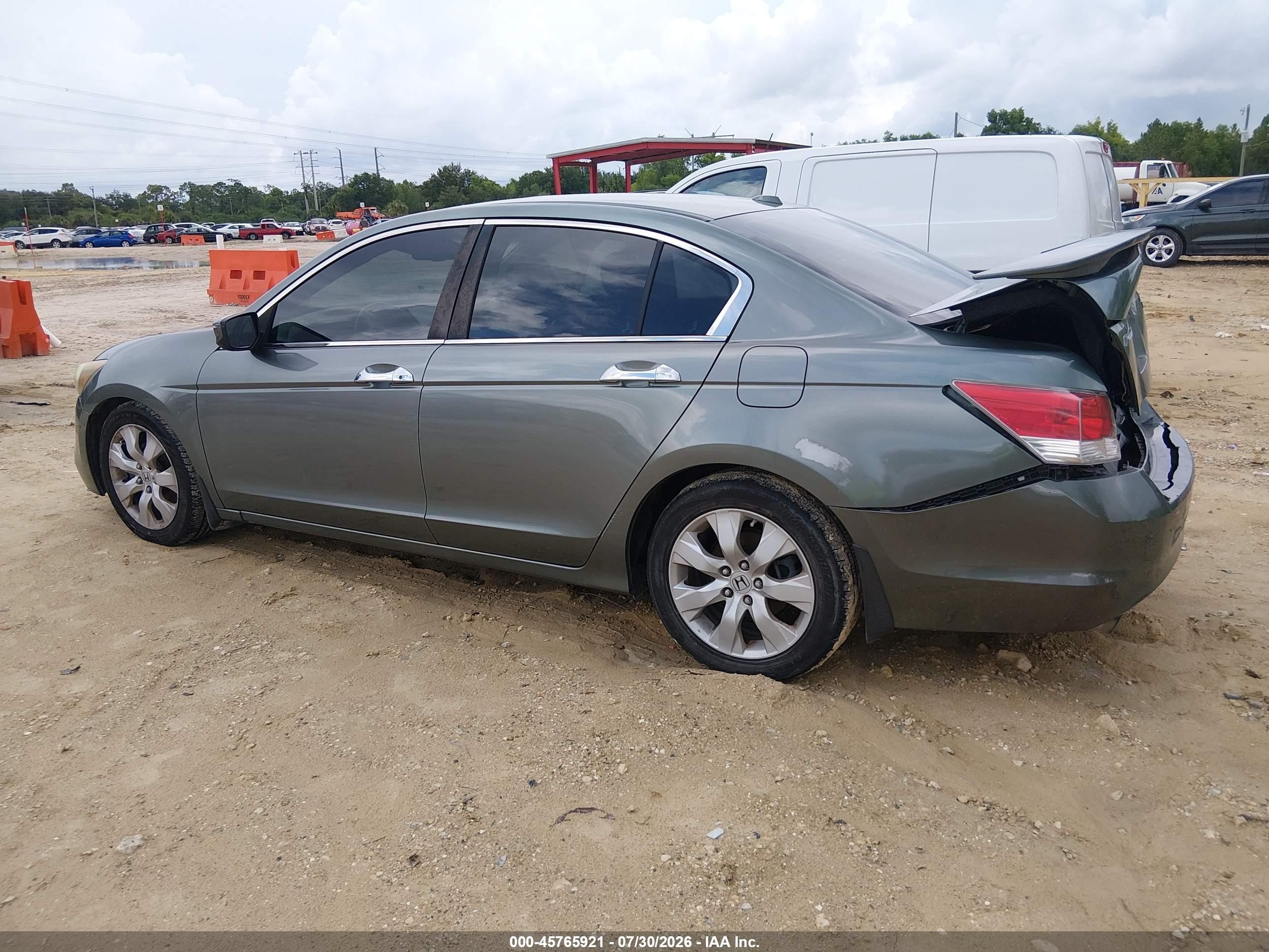 2010 Honda Accord 3.5 Ex-l Gray vin: 1HGCP3F86AA014392