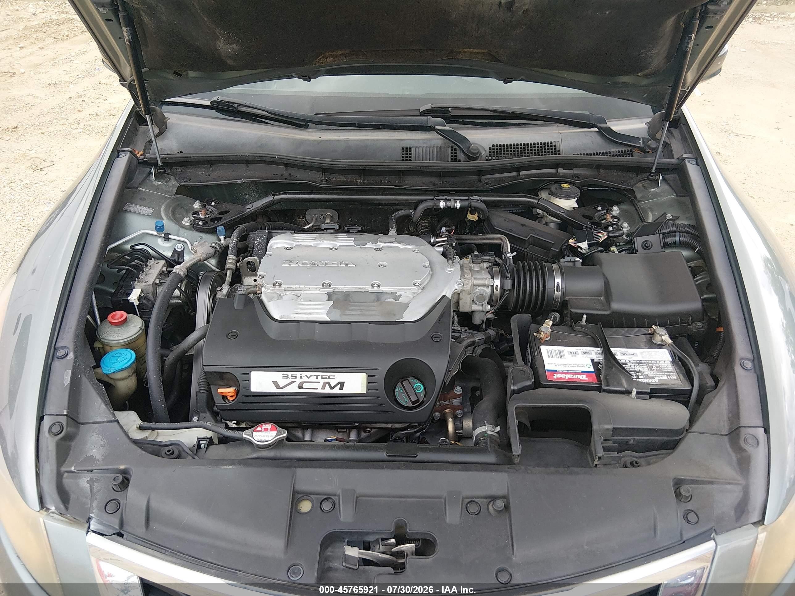 2010 Honda Accord 3.5 Ex-l Gray vin: 1HGCP3F86AA014392
