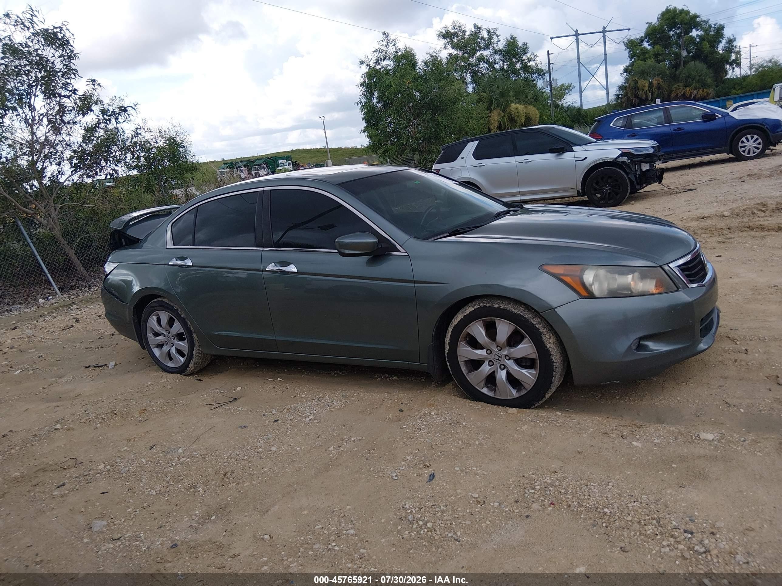 2010 Honda Accord 3.5 Ex-l Gray vin: 1HGCP3F86AA014392