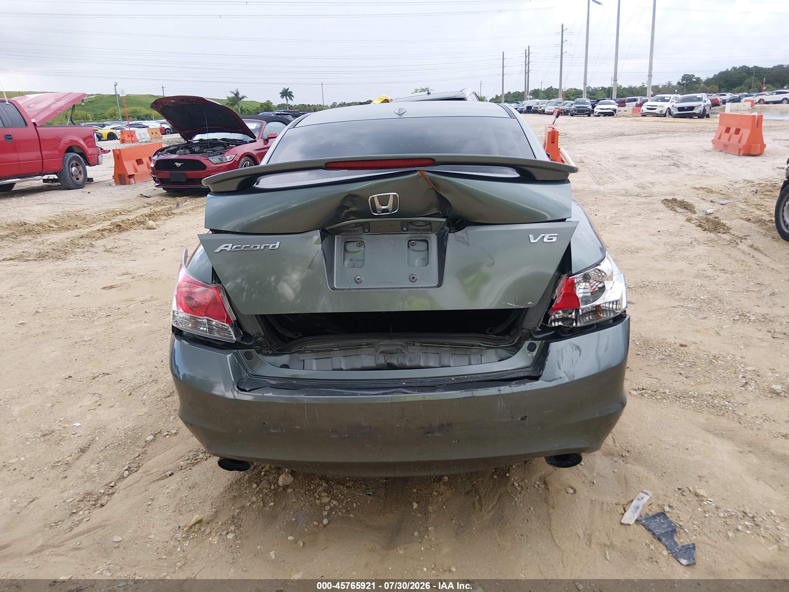 2010 Honda Accord 3.5 Ex-l Gray vin: 1HGCP3F86AA014392