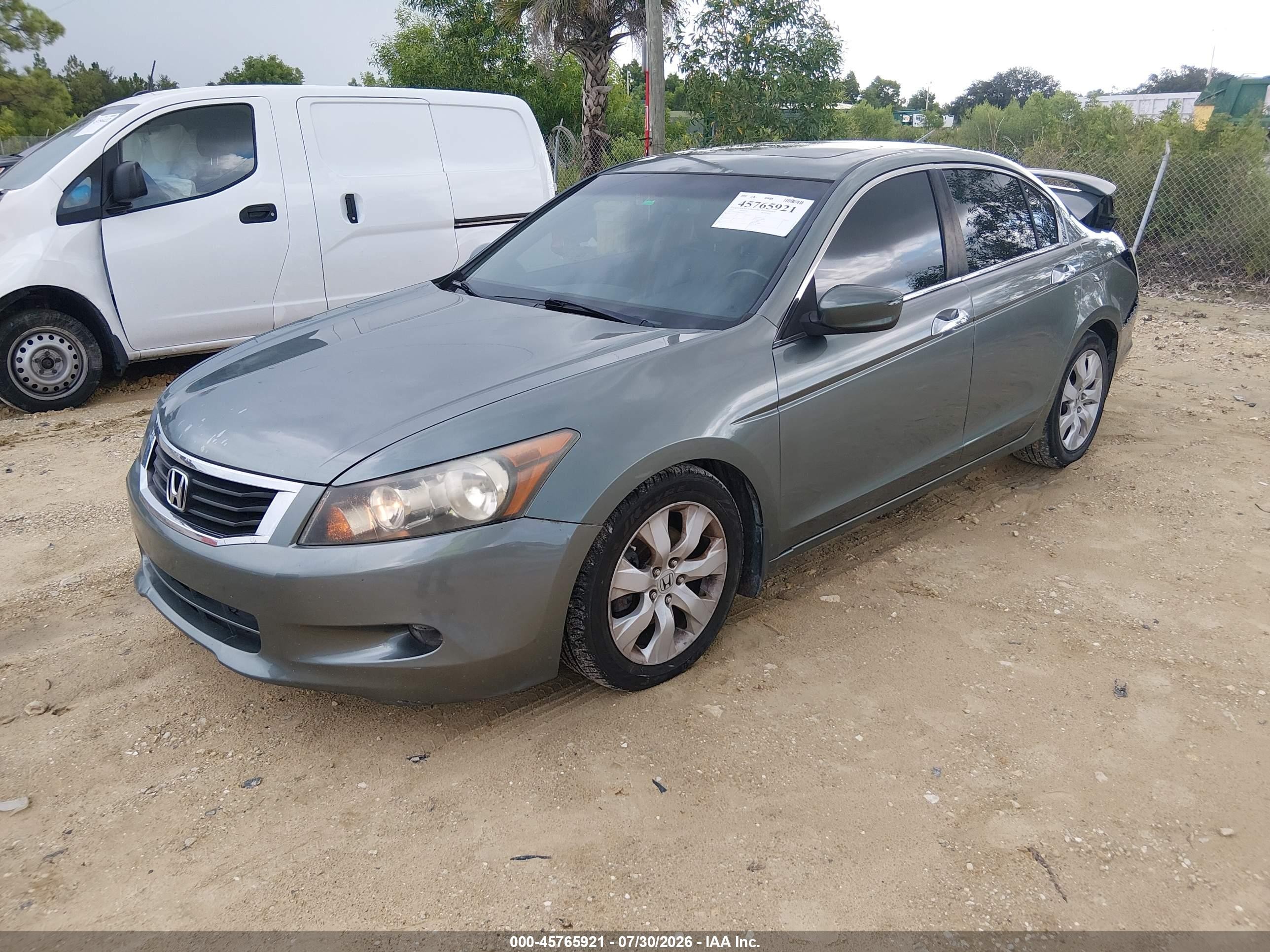 2010 Honda Accord 3.5 Ex-l Gray vin: 1HGCP3F86AA014392