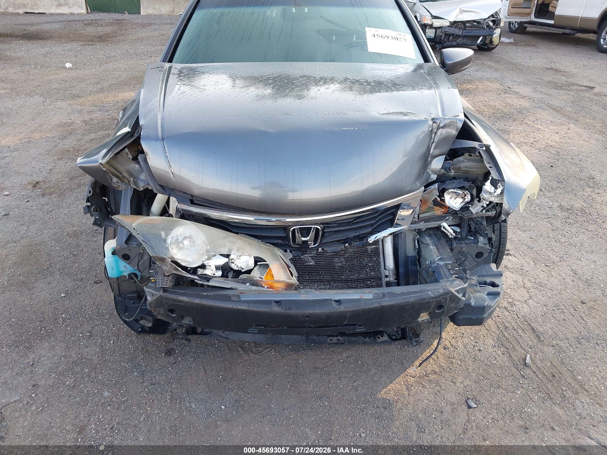 2010 Honda Accord 3.5 Ex-l Gray vin: 1HGCP3F86AA025747