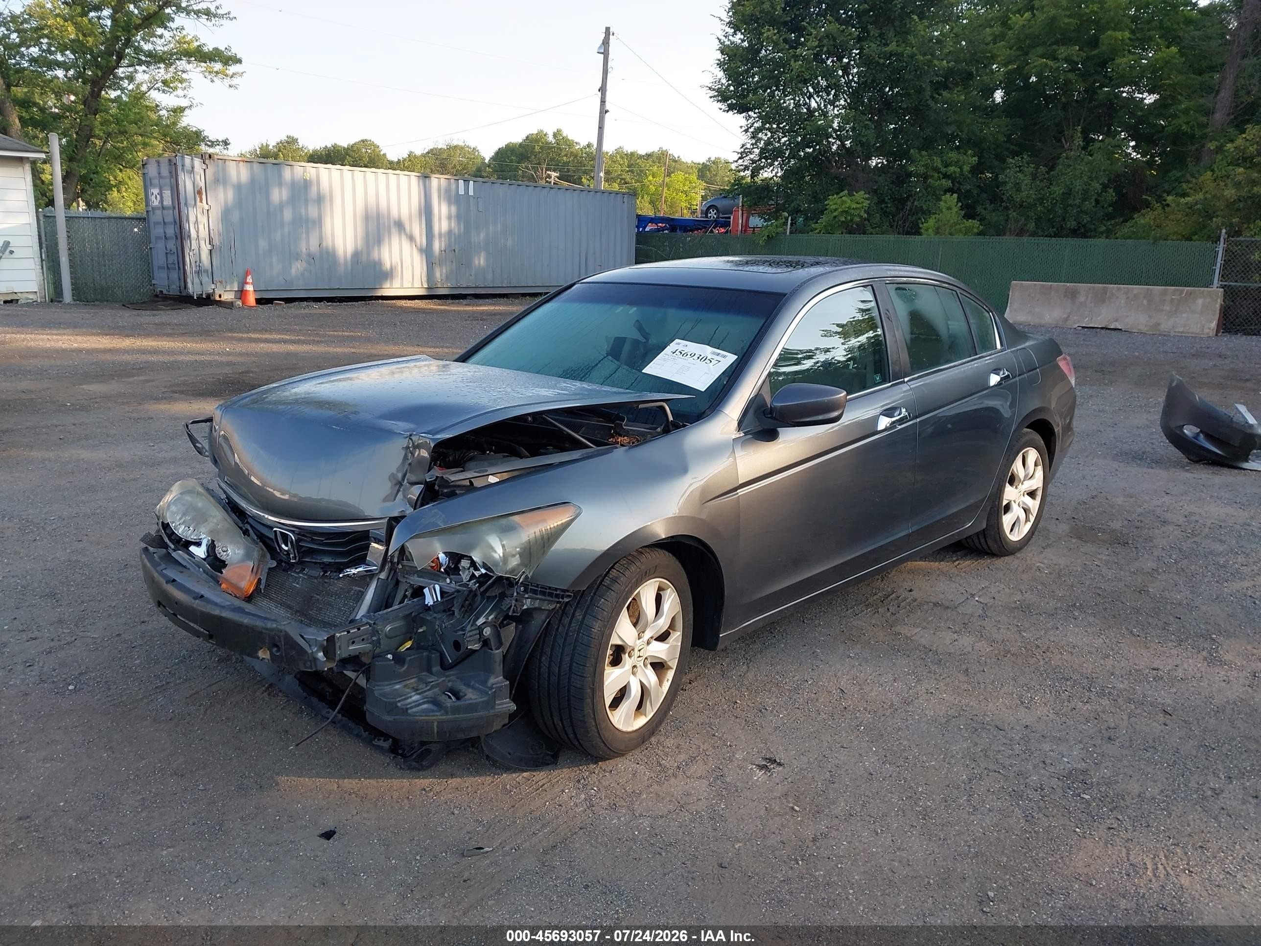 2010 Honda Accord 3.5 Ex-l Gray vin: 1HGCP3F86AA025747
