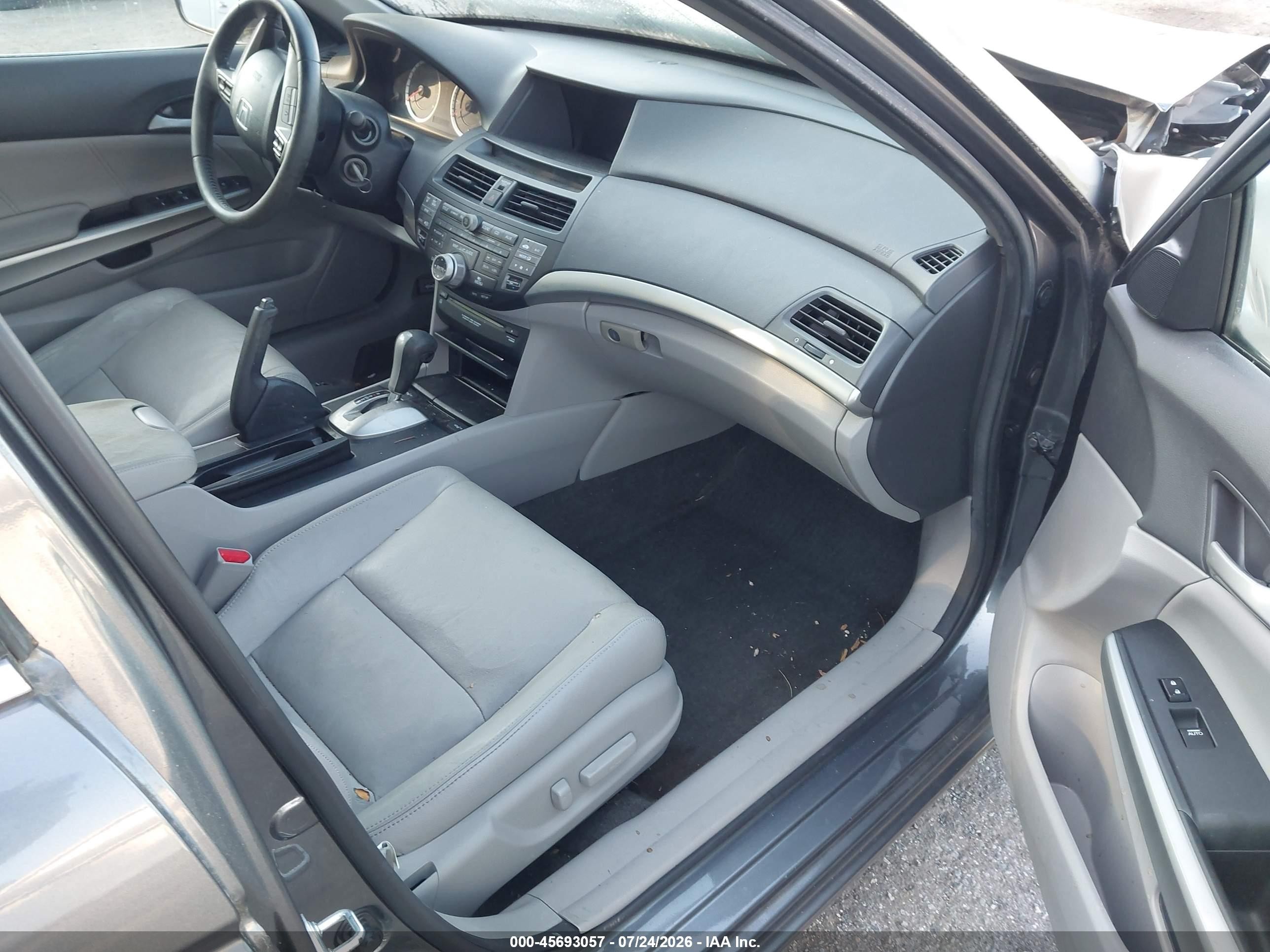 2010 Honda Accord 3.5 Ex-l Gray vin: 1HGCP3F86AA025747