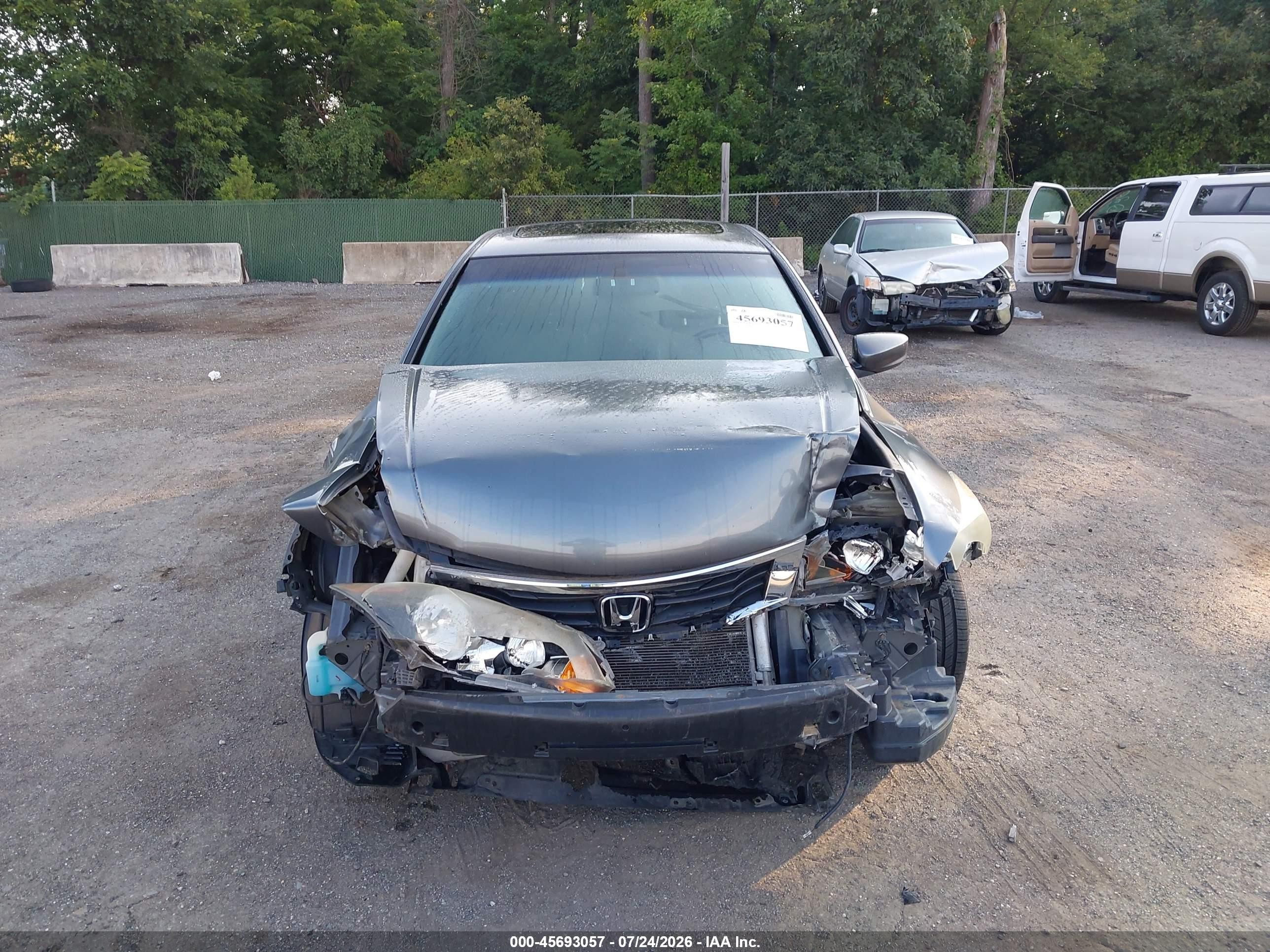2010 Honda Accord 3.5 Ex-l Gray vin: 1HGCP3F86AA025747