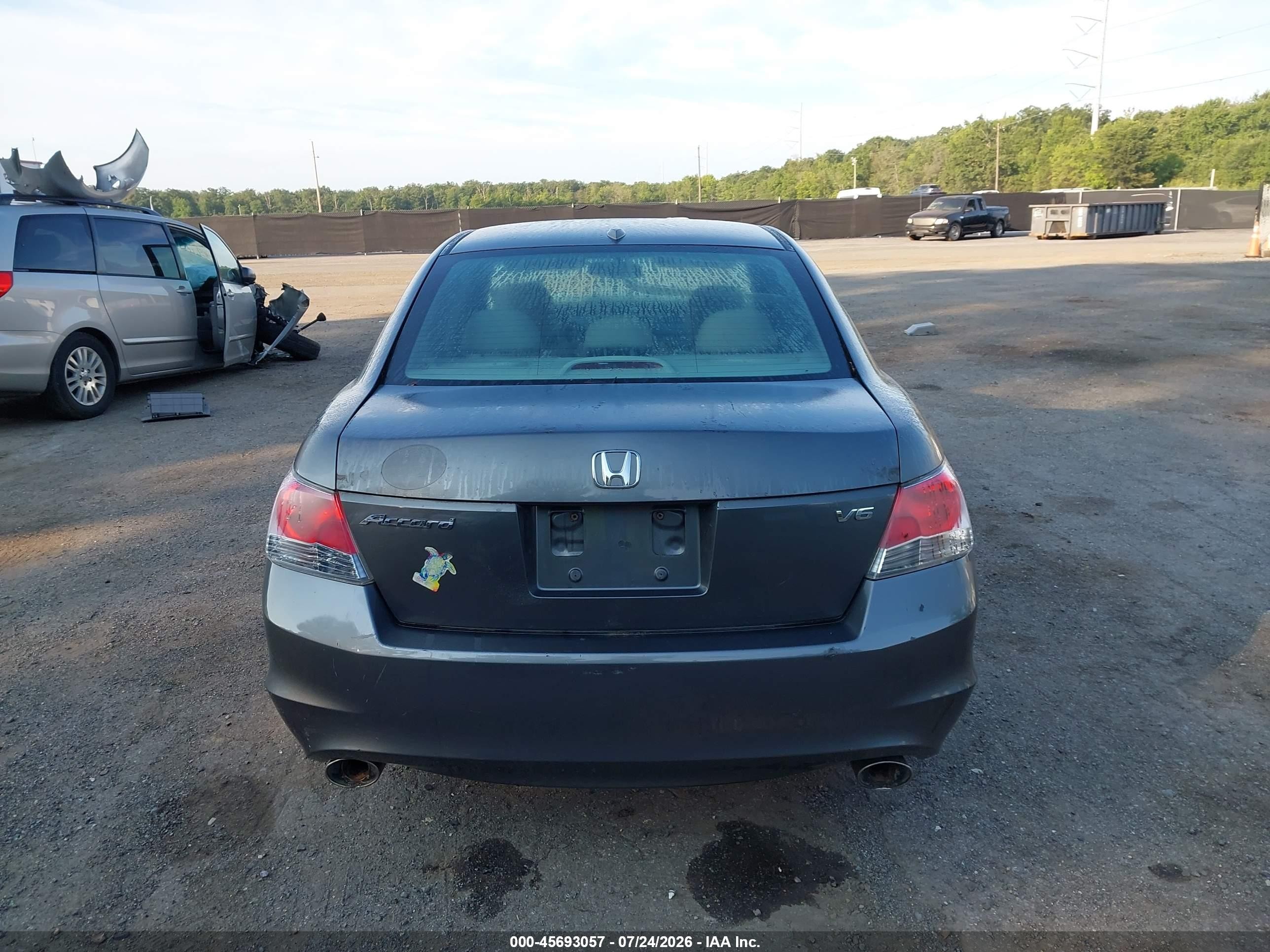 2010 Honda Accord 3.5 Ex-l Gray vin: 1HGCP3F86AA025747