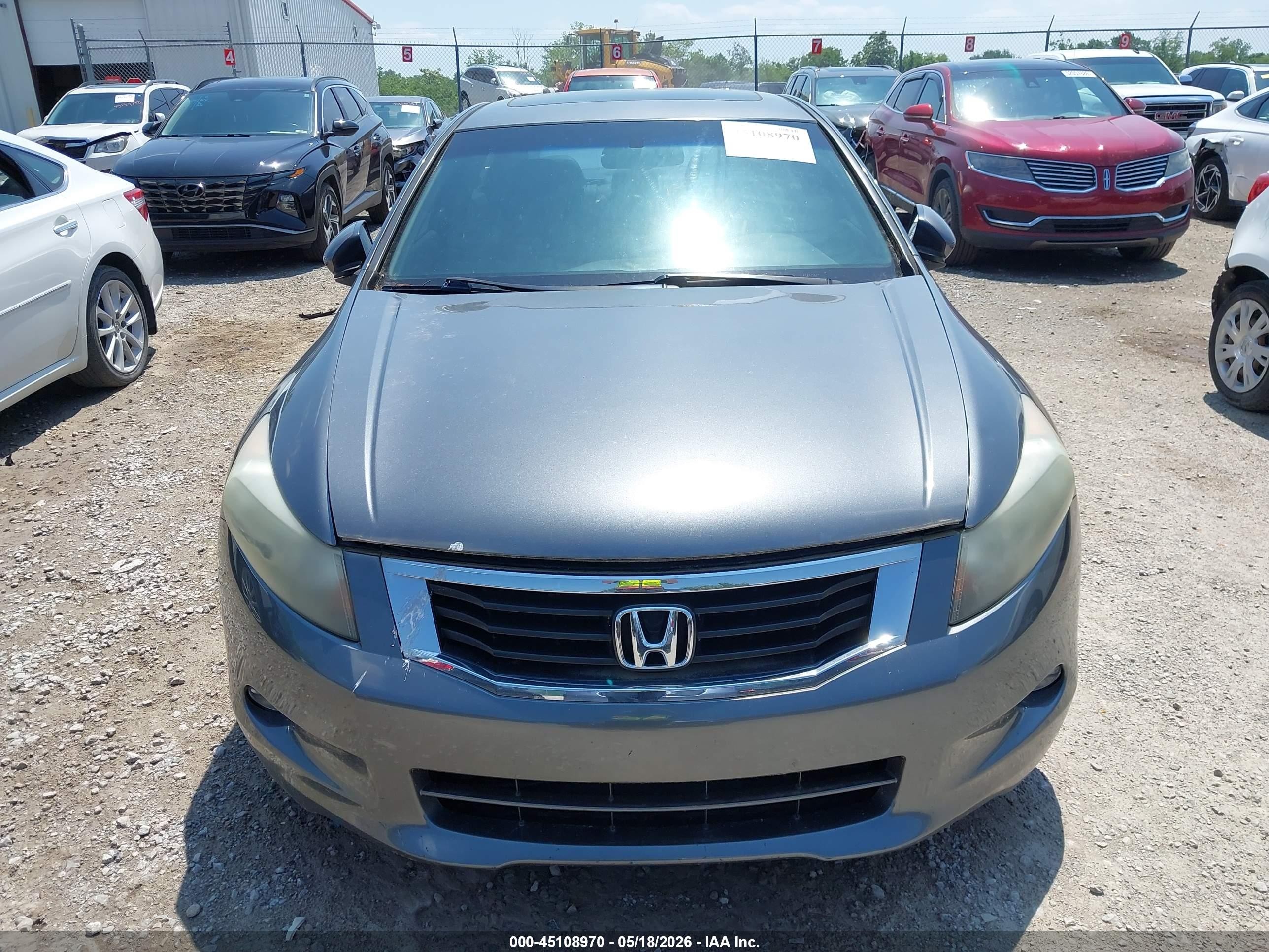 2010 Honda Accord 3.5 Ex-l Gray vin: 1HGCP3F86AA026168