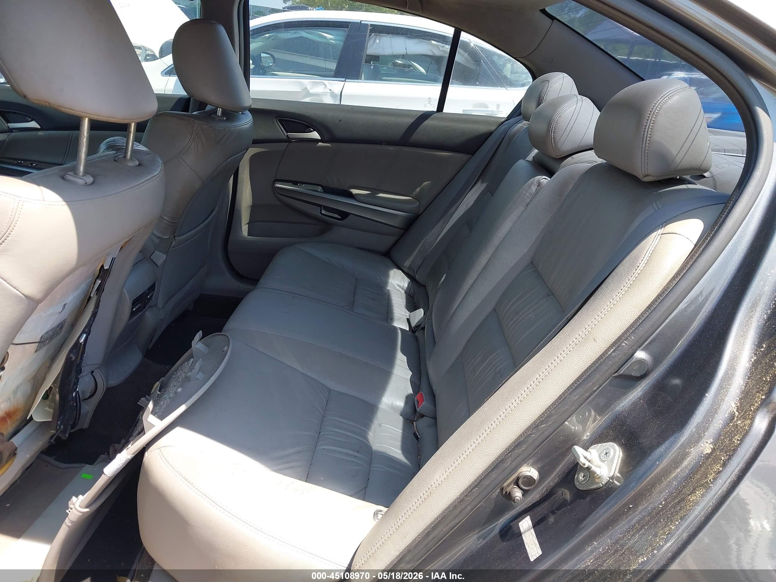 2010 Honda Accord 3.5 Ex-l Gray vin: 1HGCP3F86AA026168