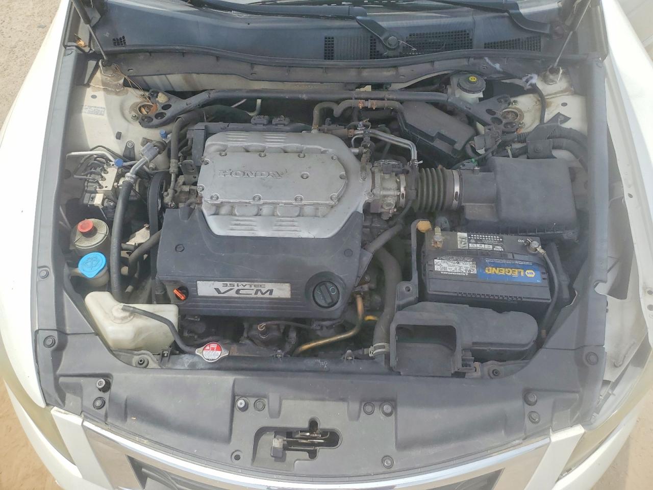 2010 Honda Accord Exl White vin: 1HGCP3F86AA026770