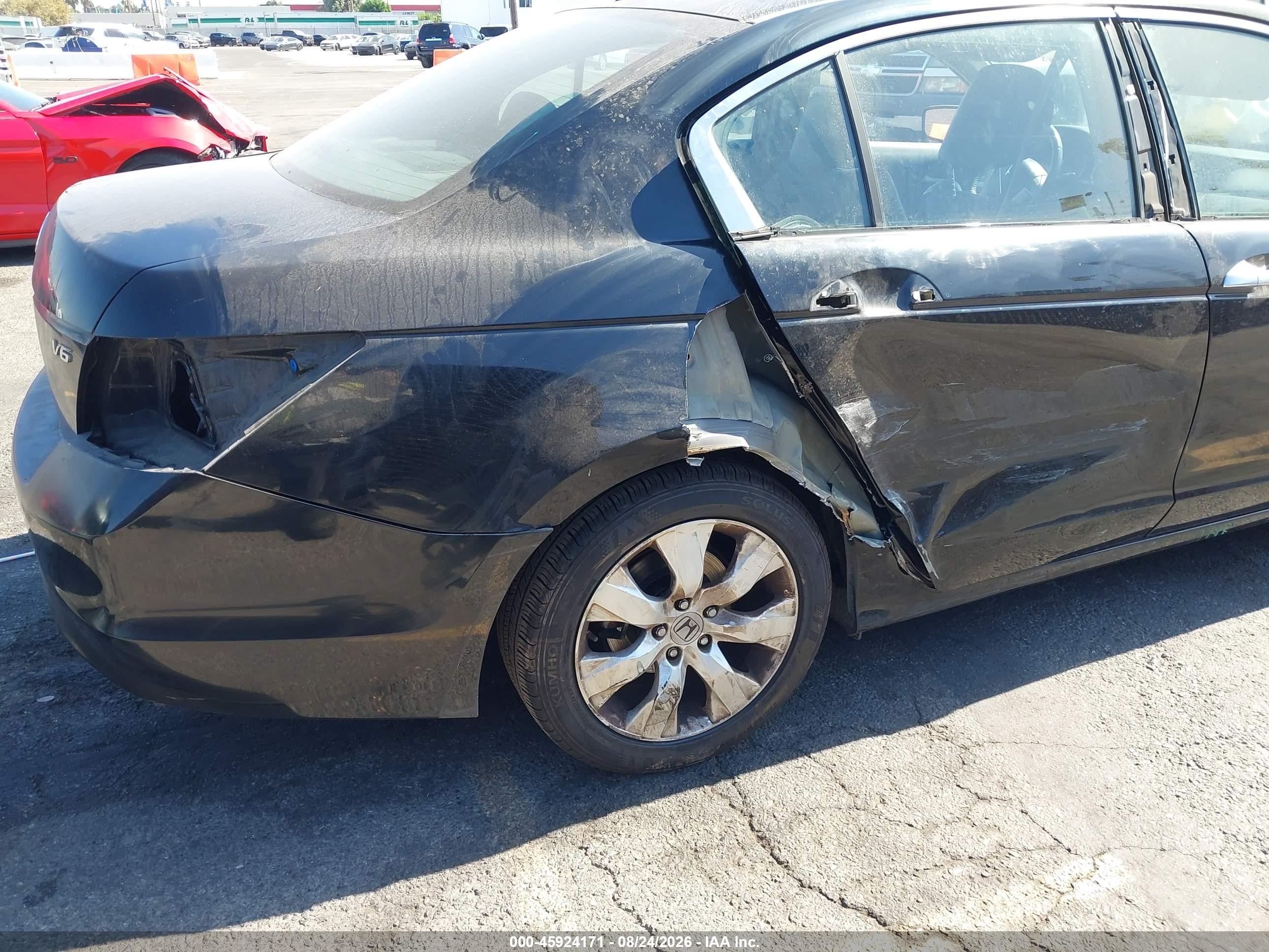 2010 Honda Accord 3.5 Ex-l Black vin: 1HGCP3F86AA029040