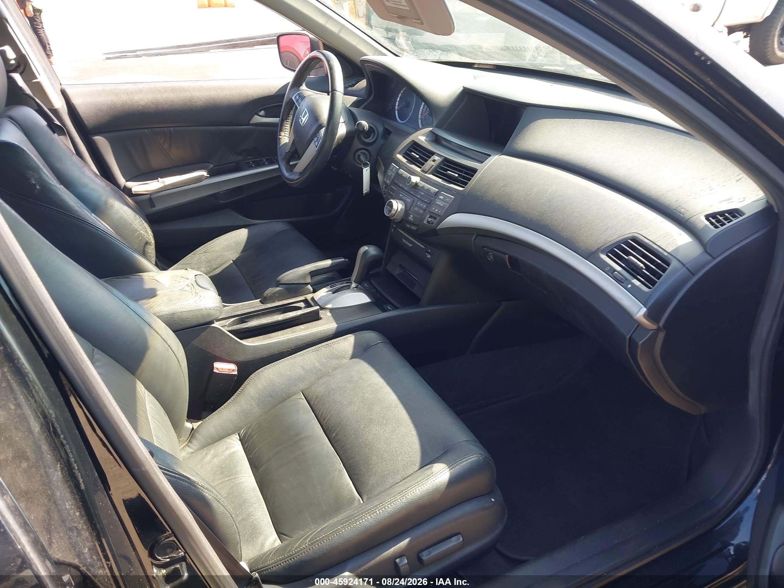 2010 Honda Accord 3.5 Ex-l Black vin: 1HGCP3F86AA029040