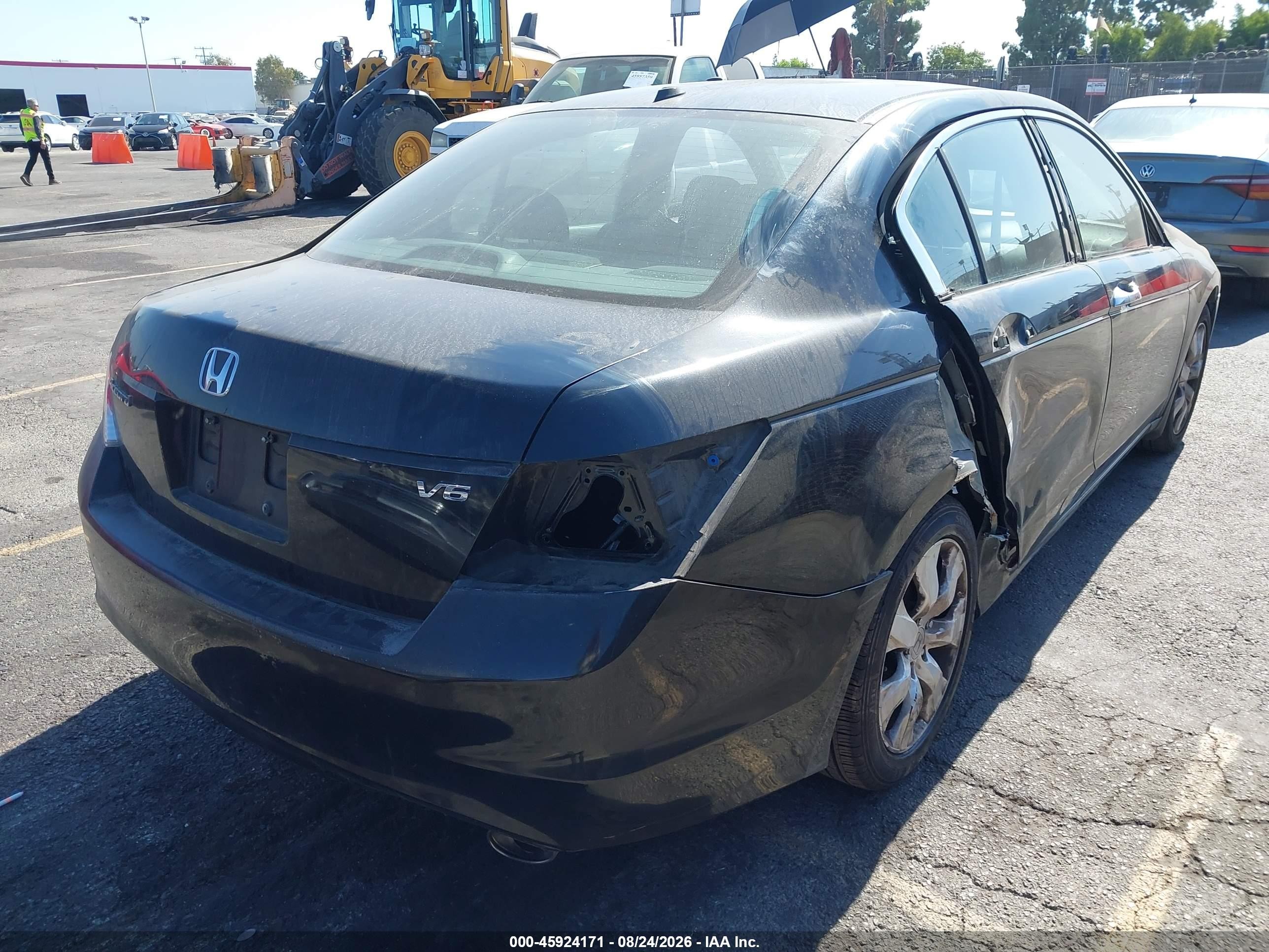 2010 Honda Accord 3.5 Ex-l Black vin: 1HGCP3F86AA029040