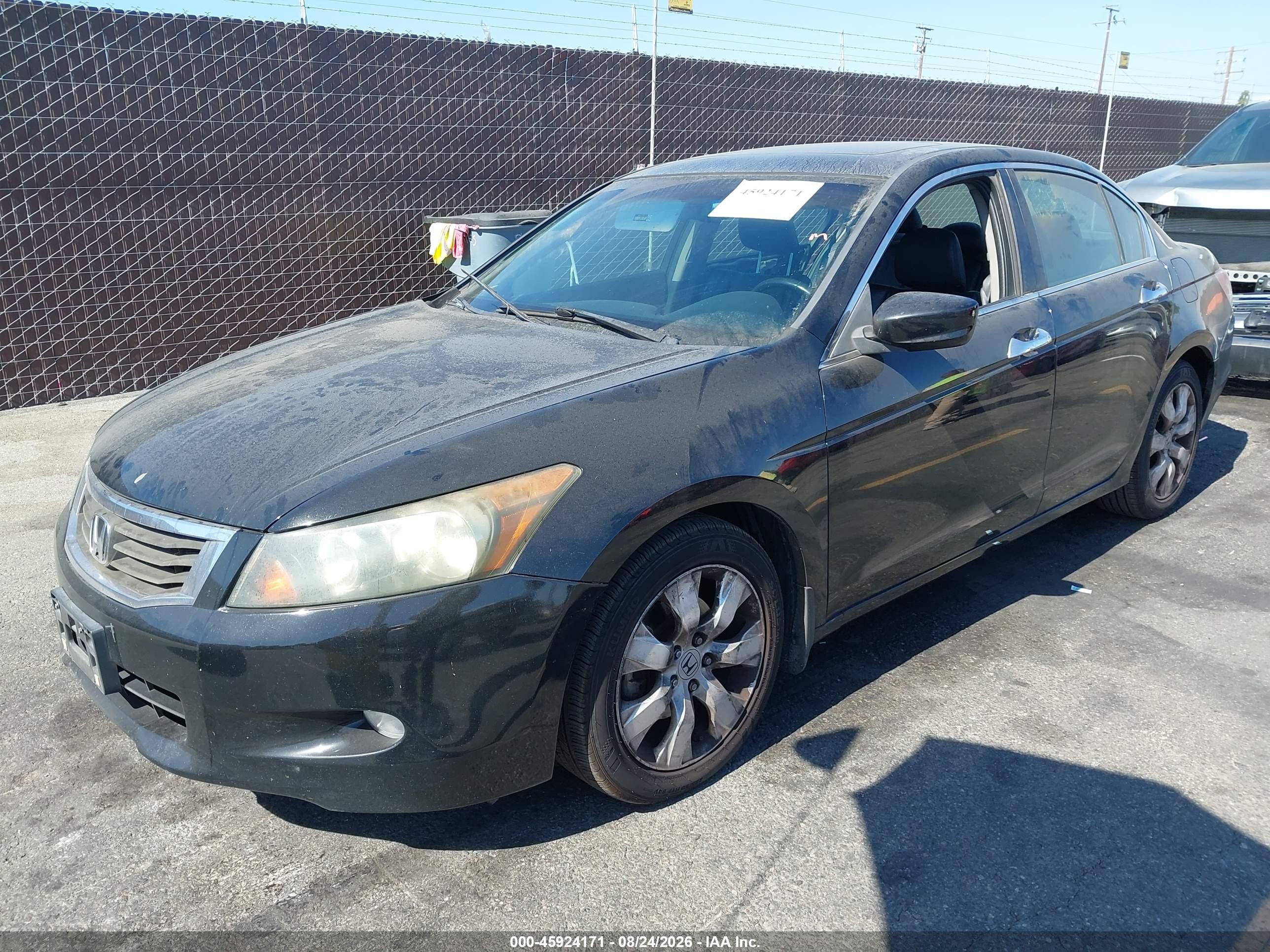 2010 Honda Accord 3.5 Ex-l Black vin: 1HGCP3F86AA029040