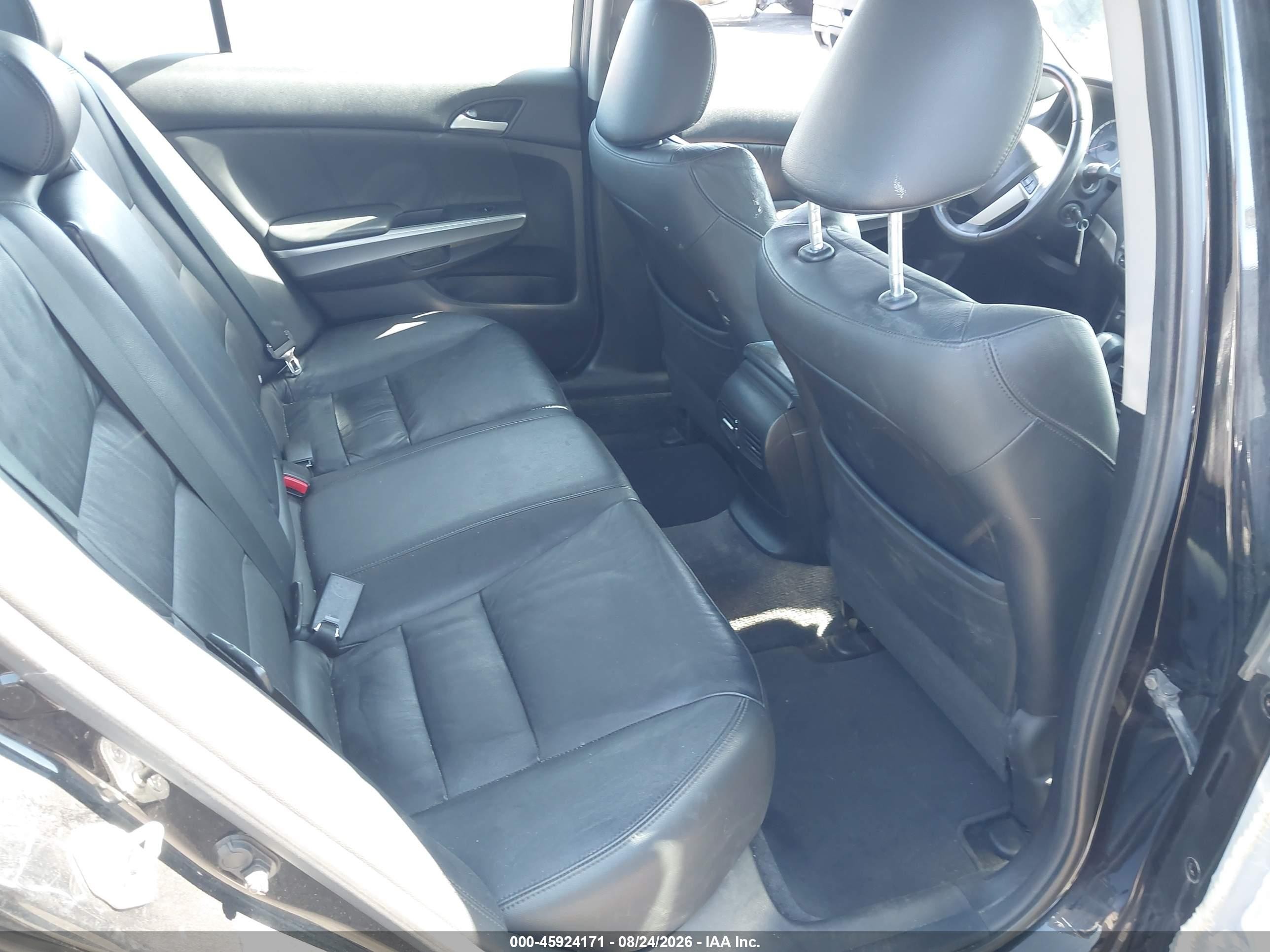 2010 Honda Accord 3.5 Ex-l Black vin: 1HGCP3F86AA029040