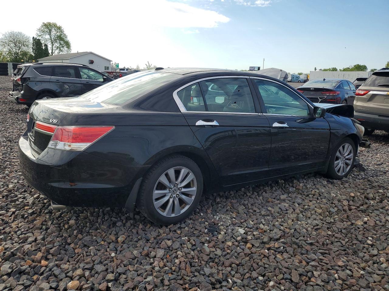 2011 Honda Accord Exl Black vin: 1HGCP3F86BA002602