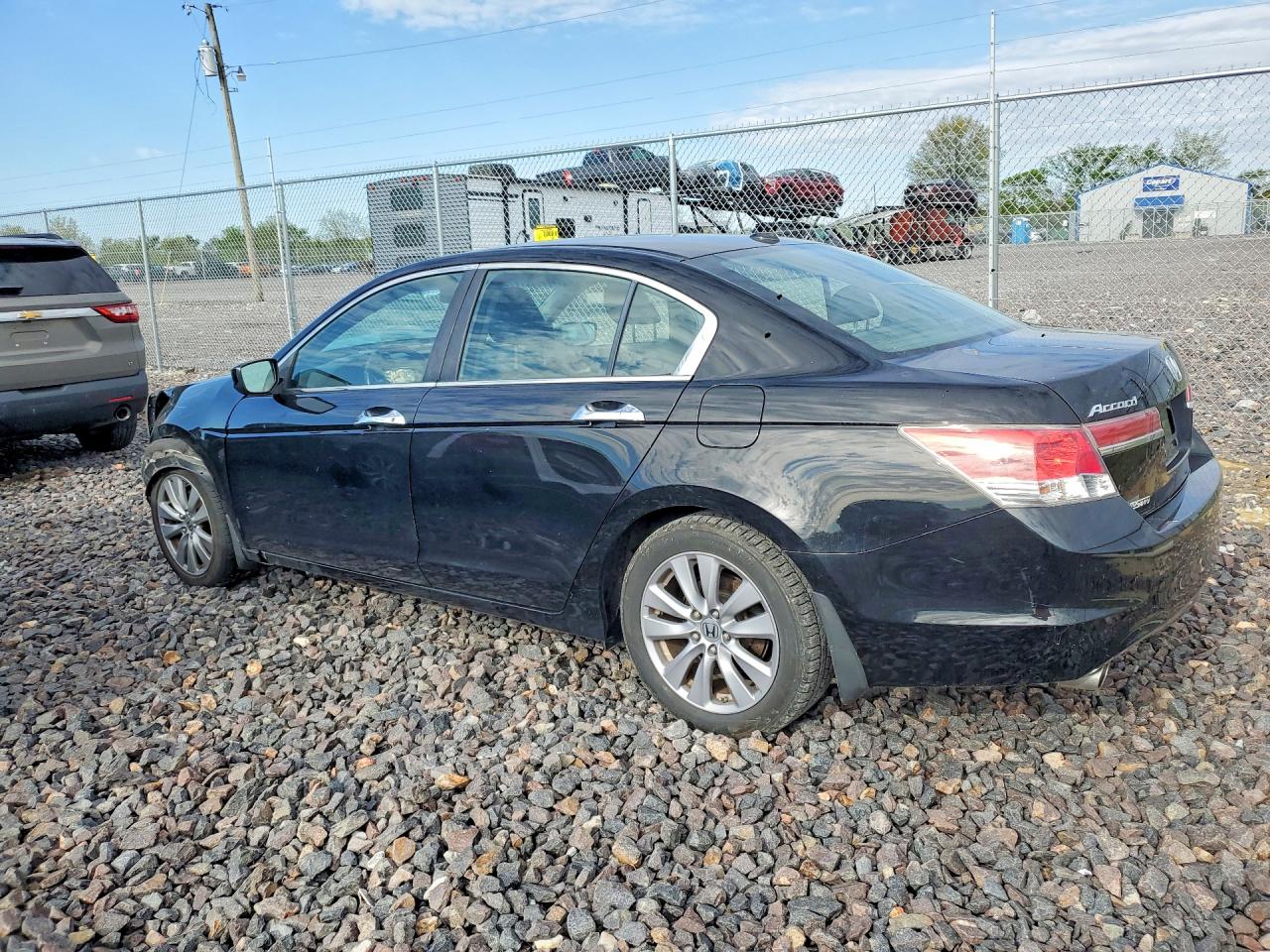 2011 Honda Accord Exl Black vin: 1HGCP3F86BA002602