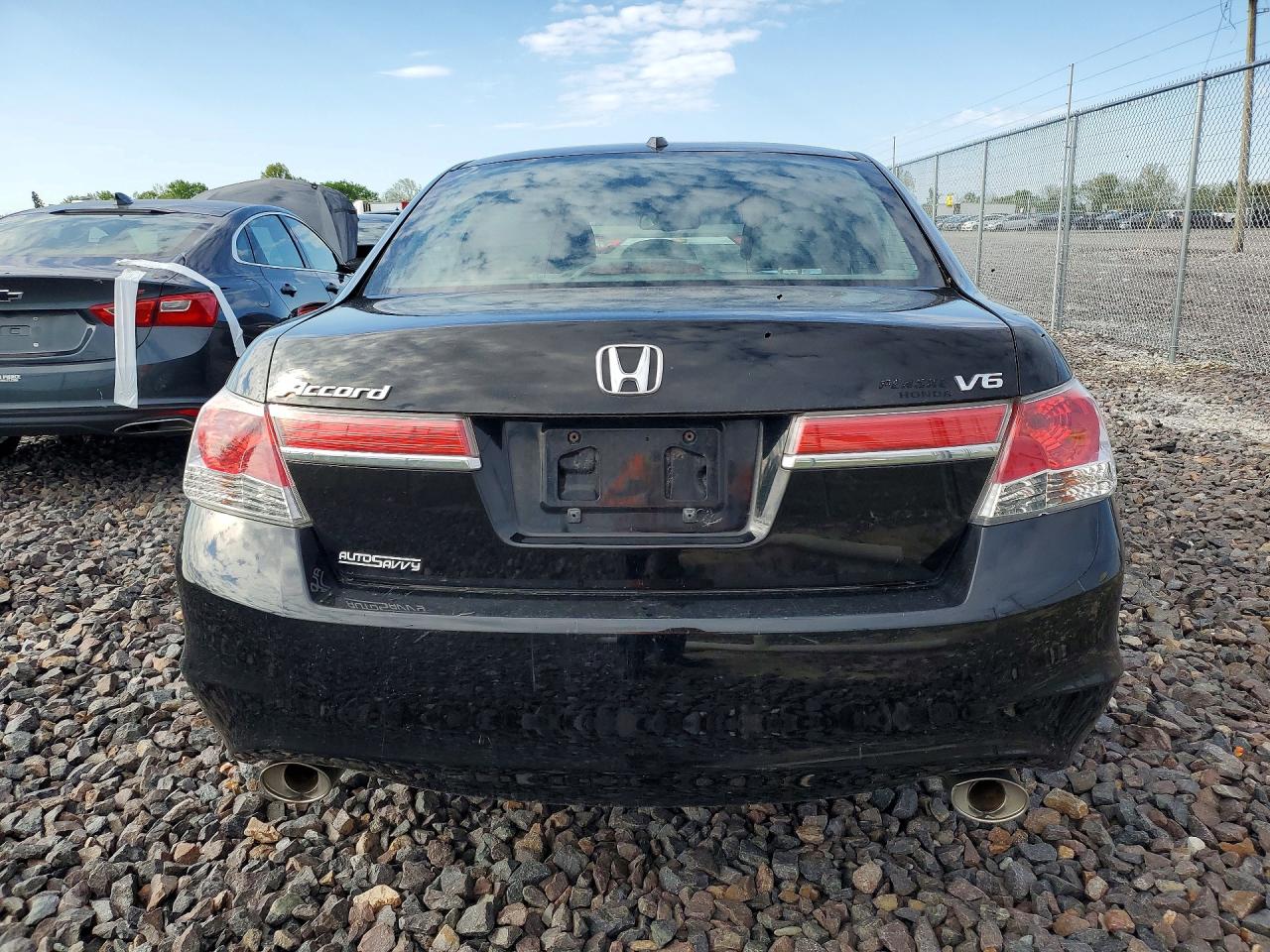 2011 Honda Accord Exl Black vin: 1HGCP3F86BA002602