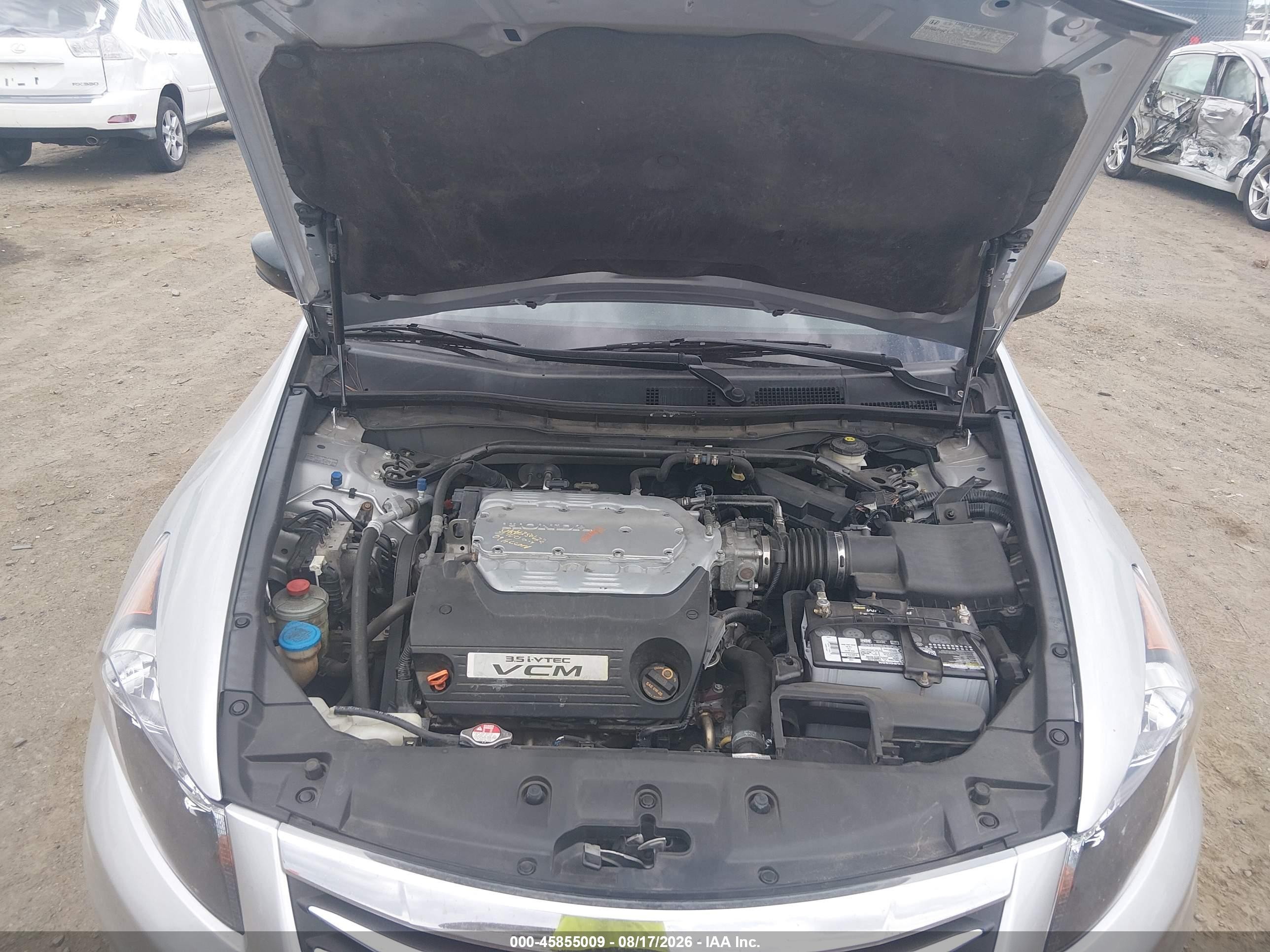 2011 Honda Accord 3.5 Ex-l Silver vin: 1HGCP3F86BA003247