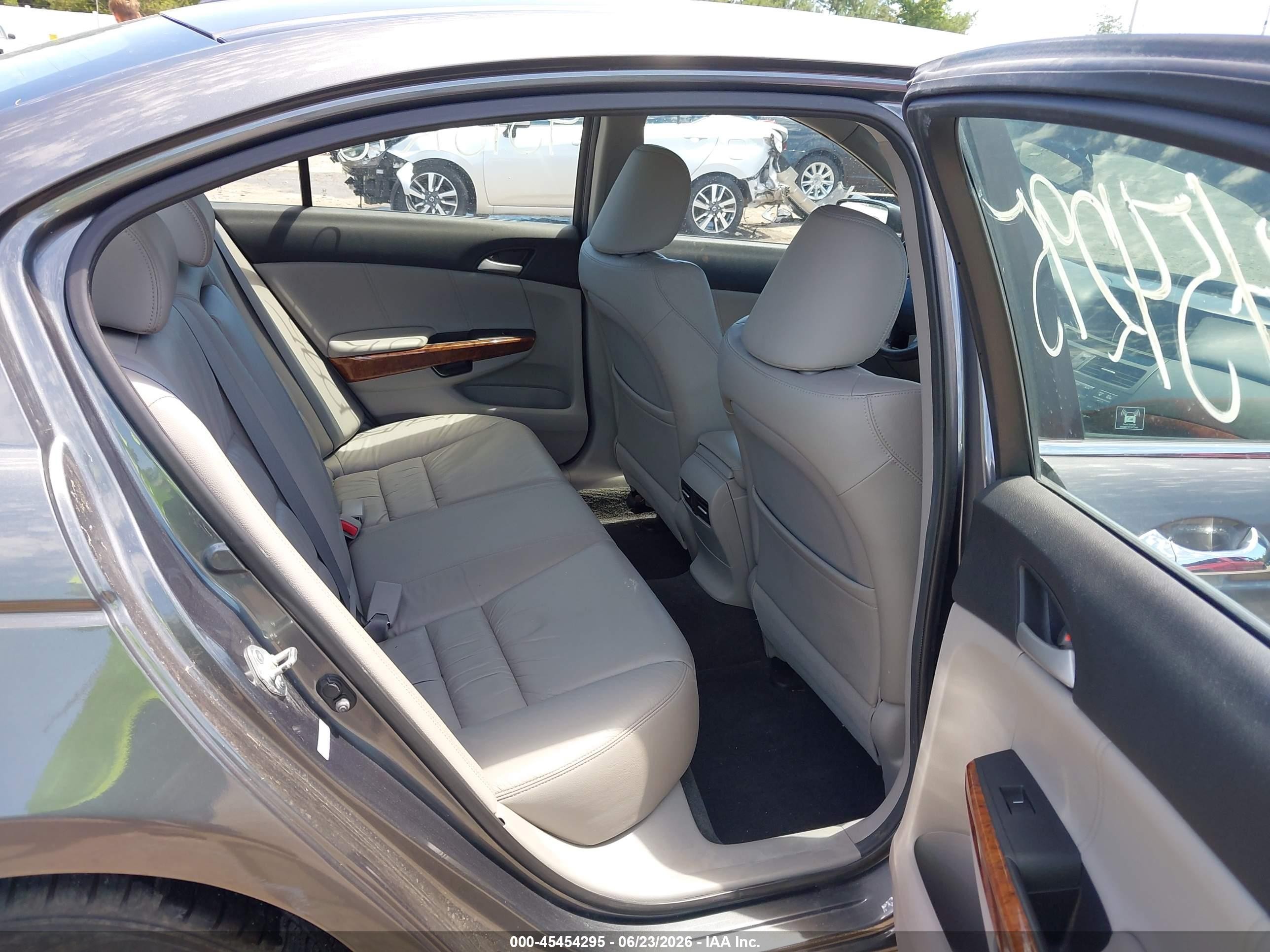 2011 Honda Accord 3.5 Ex-l Gray vin: 1HGCP3F86BA004334
