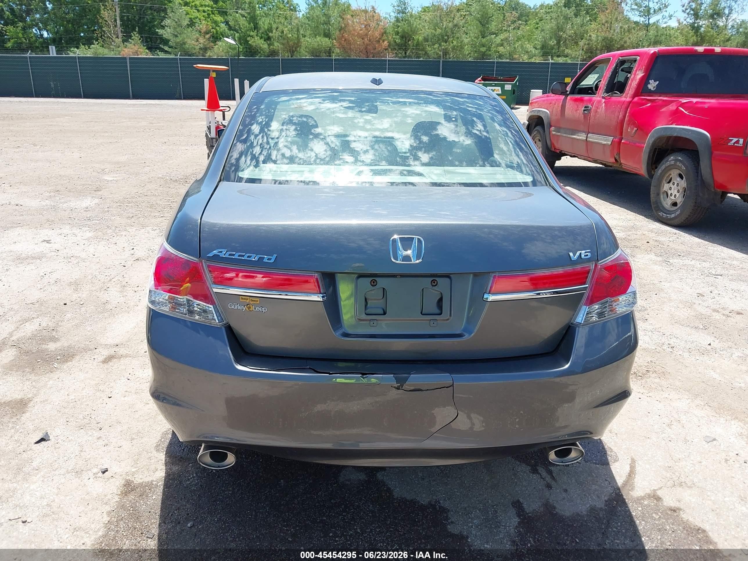 2011 Honda Accord 3.5 Ex-l Gray vin: 1HGCP3F86BA004334