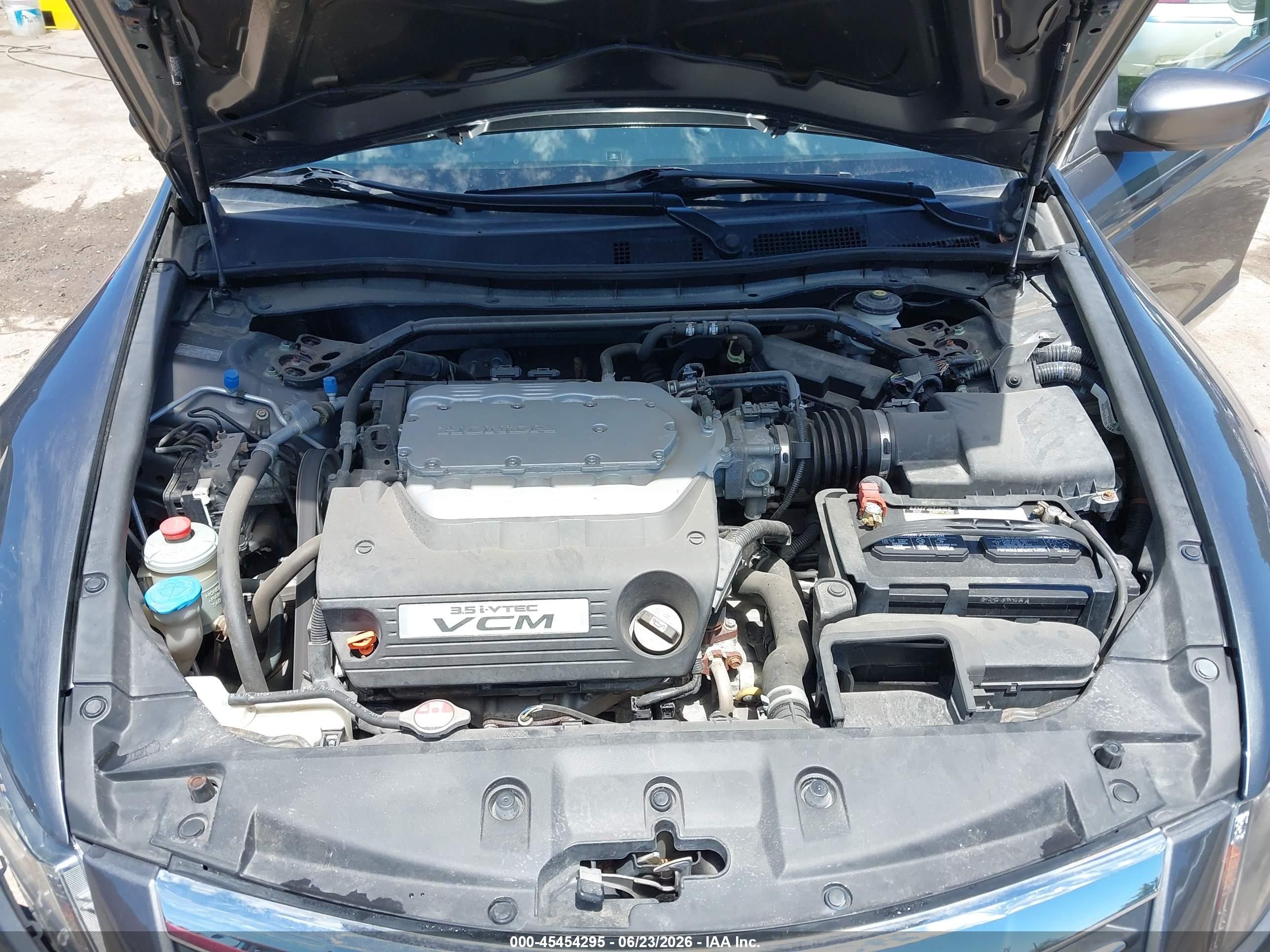2011 Honda Accord 3.5 Ex-l Gray vin: 1HGCP3F86BA004334