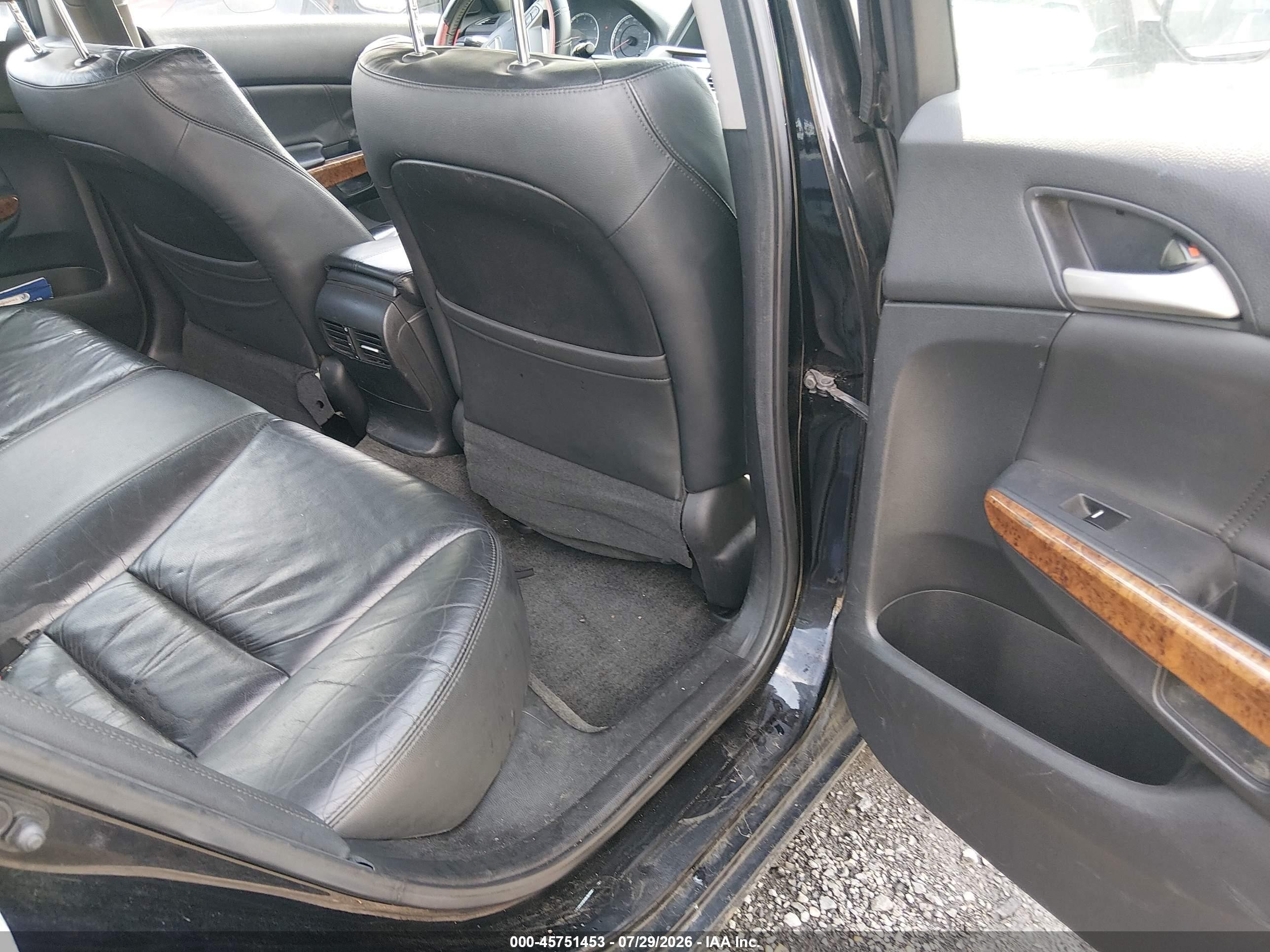 2011 Honda Accord 3.5 Ex-l Черный vin: 1HGCP3F86BA007735