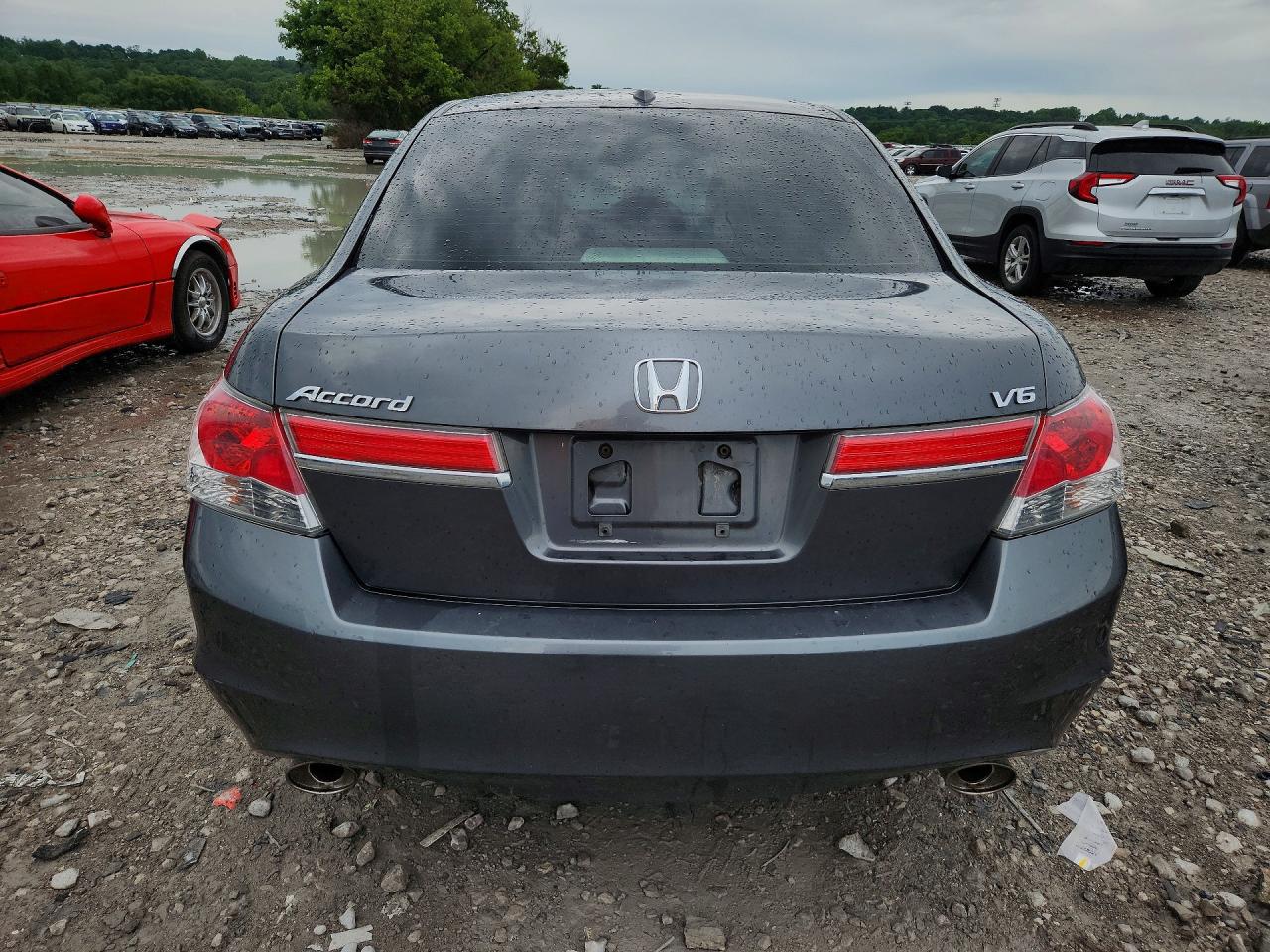 2011 Honda Accord Exl Gray vin: 1HGCP3F86BA009968