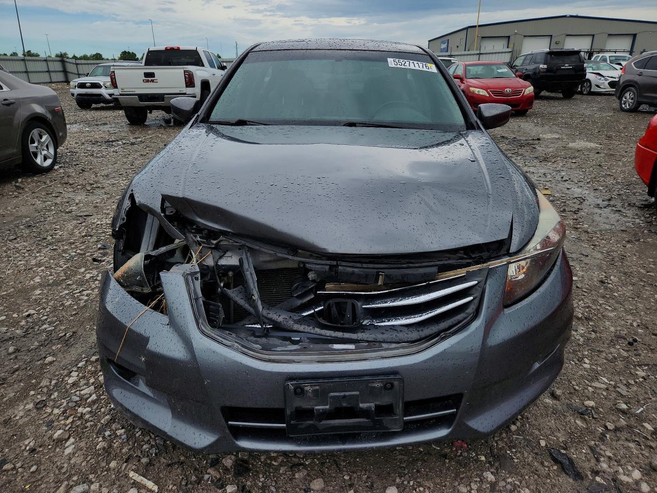 2011 Honda Accord Exl Gray vin: 1HGCP3F86BA009968