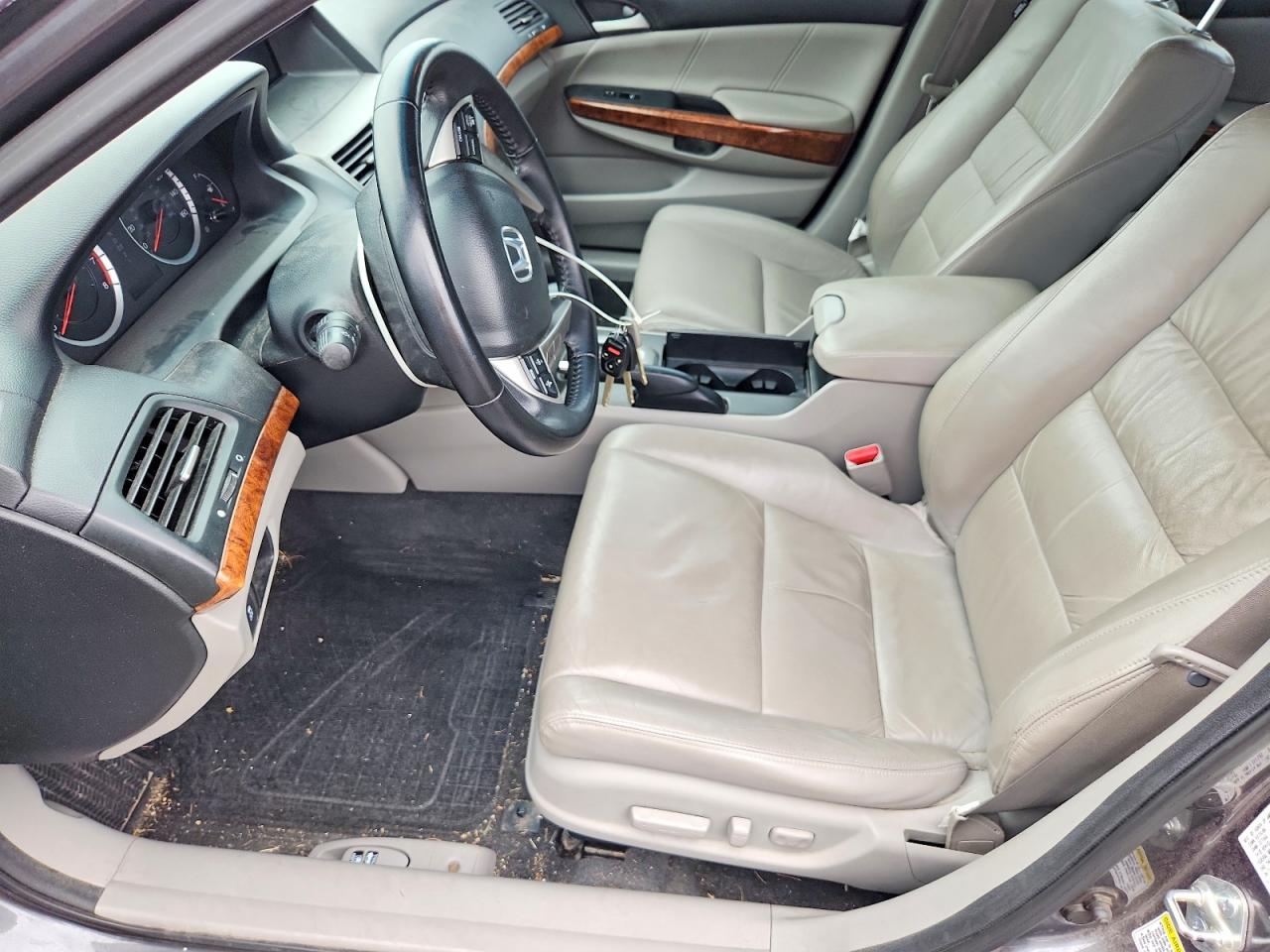 2011 Honda Accord Exl Gray vin: 1HGCP3F86BA009968