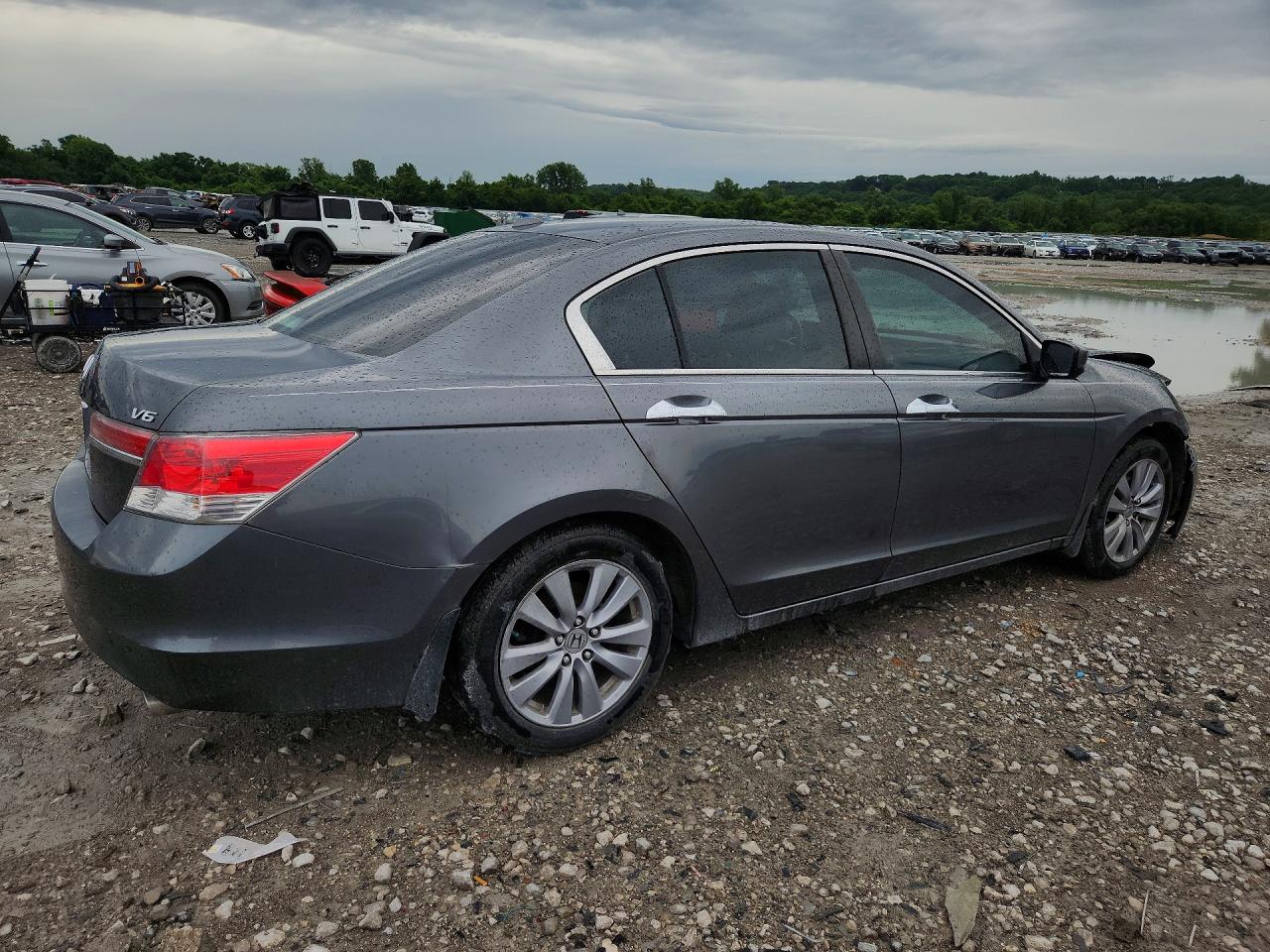2011 Honda Accord Exl Gray vin: 1HGCP3F86BA009968