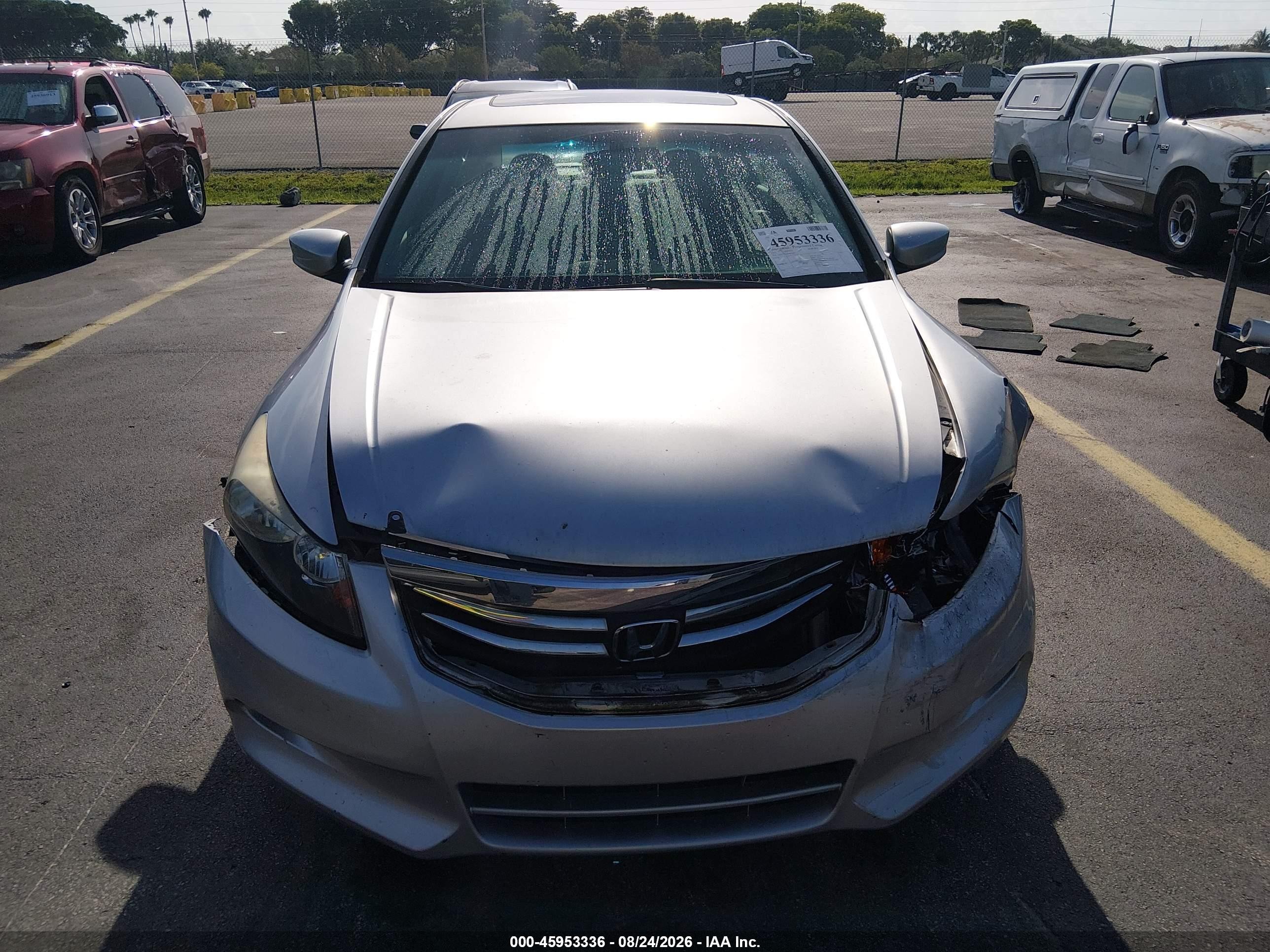 2011 Honda Accord 3.5 Ex-l Серебряный vin: 1HGCP3F86BA016595
