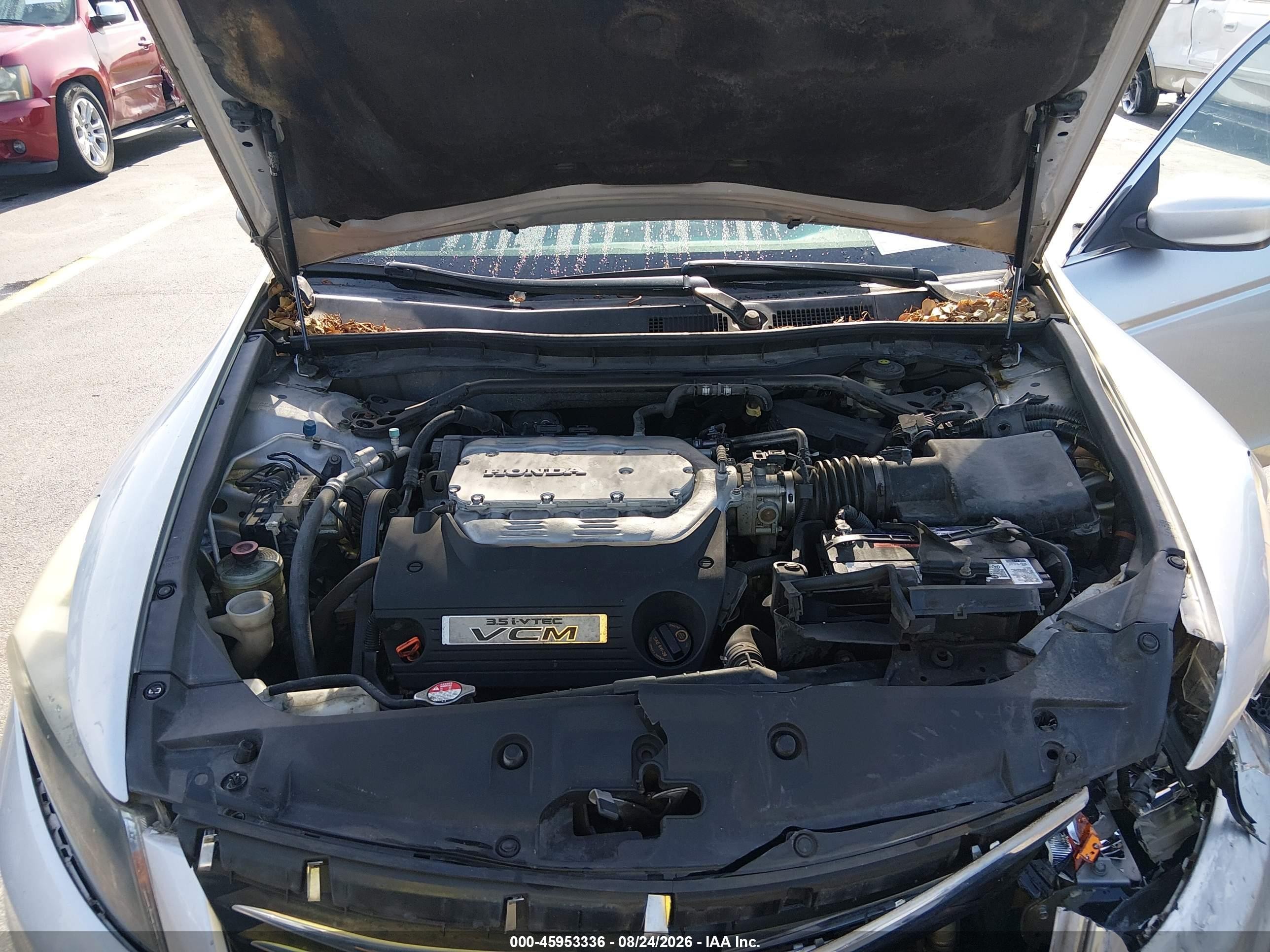 2011 Honda Accord 3.5 Ex-l Серебряный vin: 1HGCP3F86BA016595